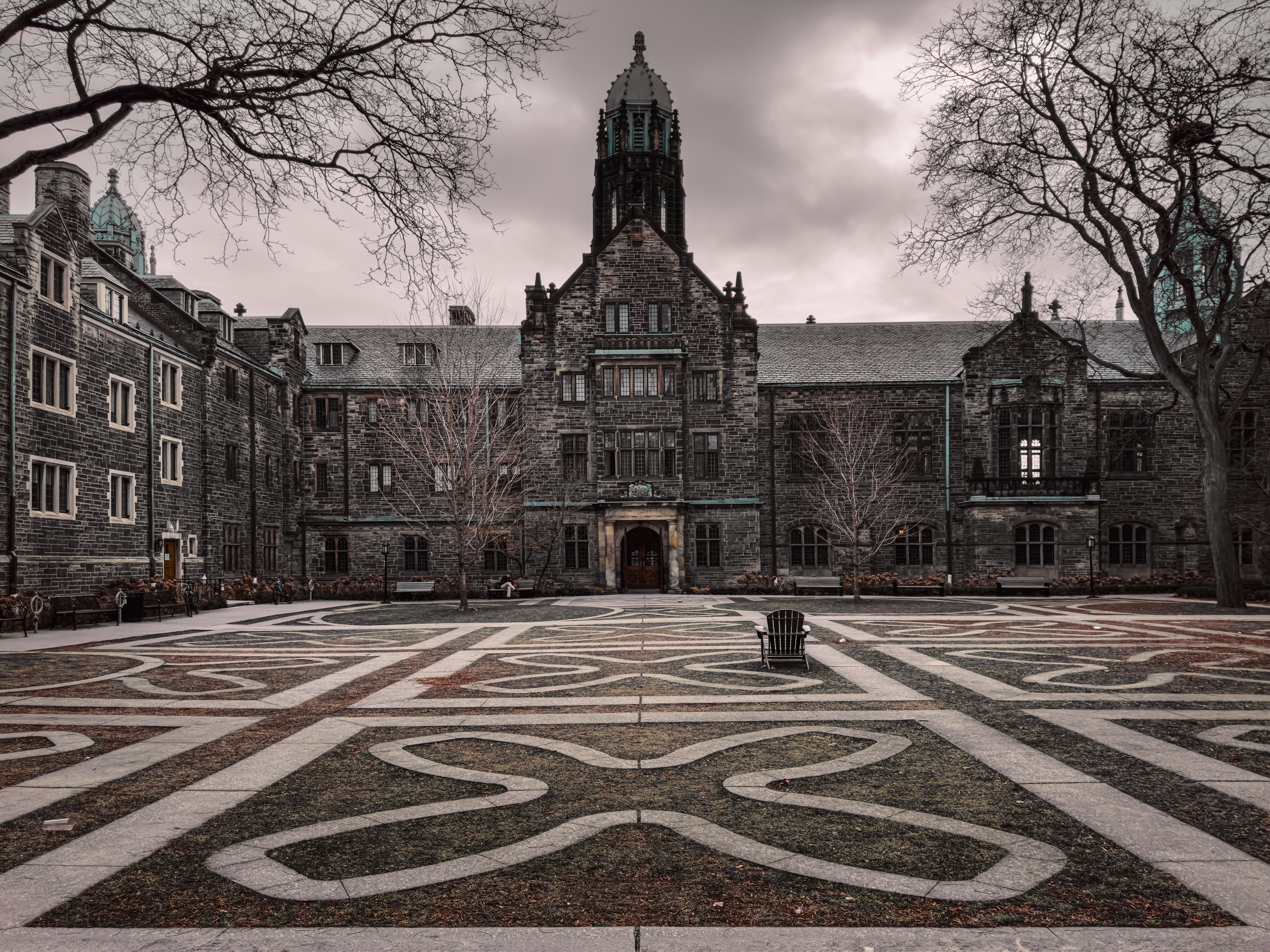 #Sky #Cloud #Building #Plant #Window #White #Tree #Road surface #Black-and-white #Style, Shpek Andrey