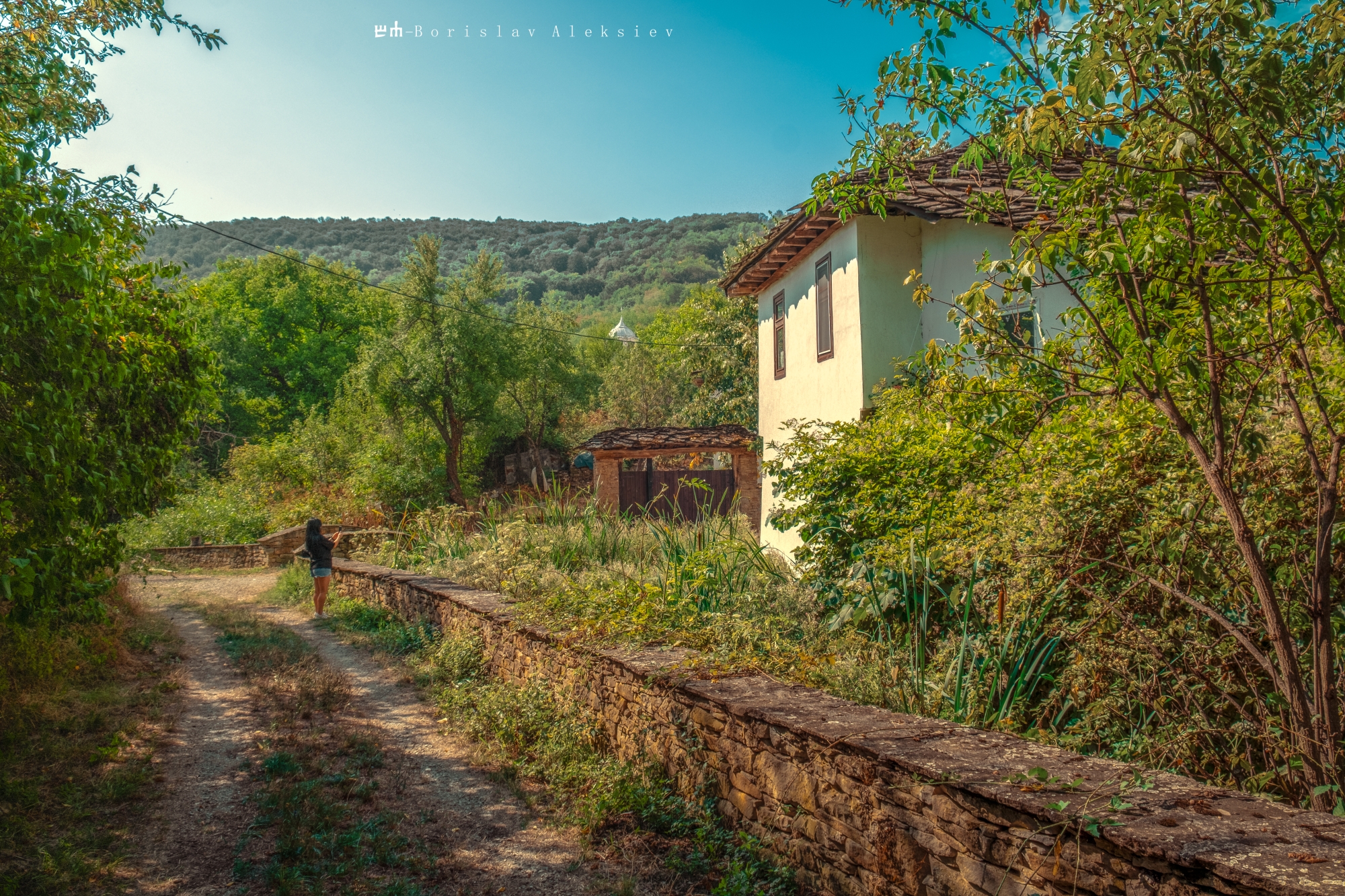 старо стефаново,българия,old,building,light,blue, Алексиев Борислав