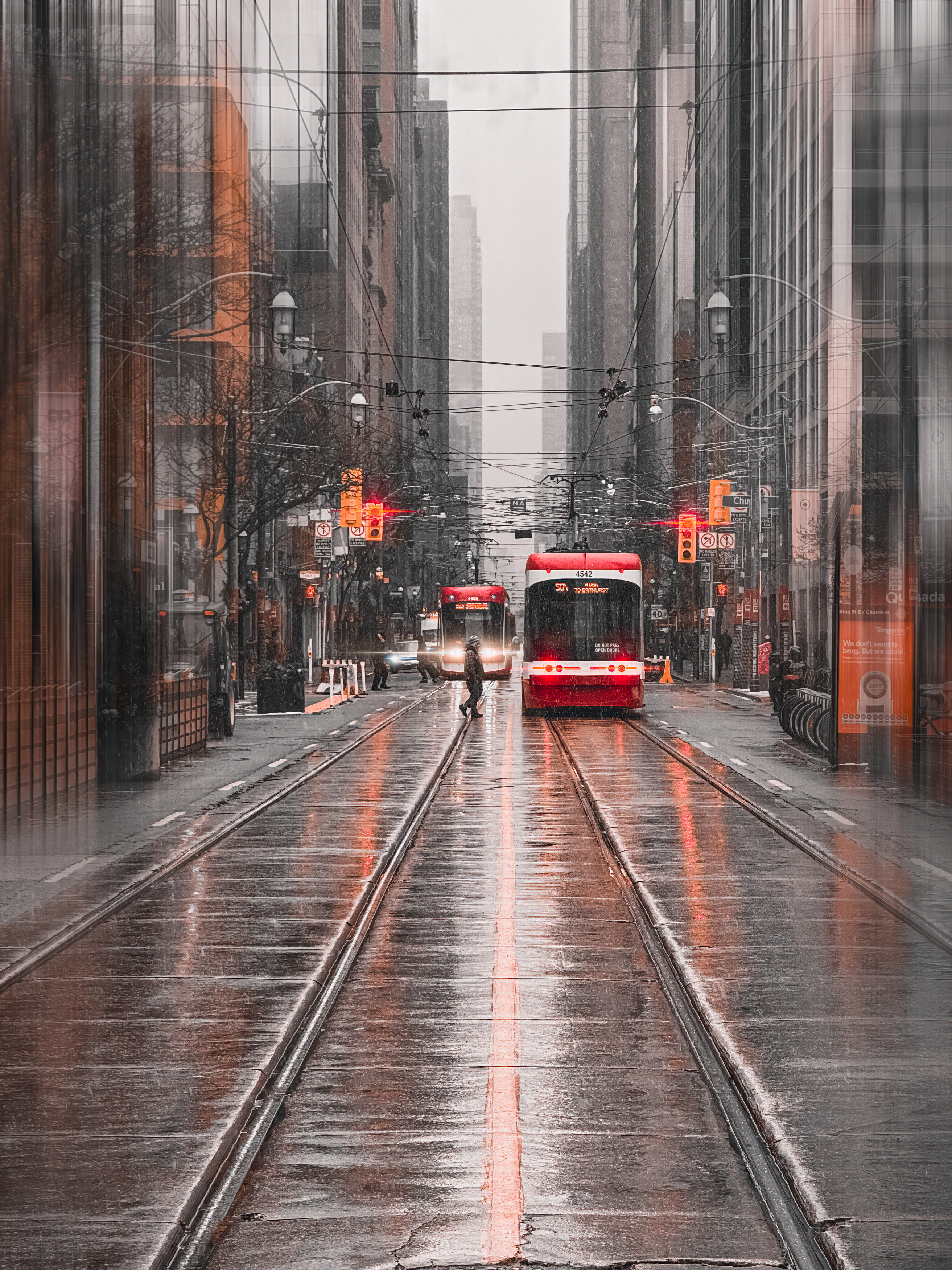 #city #urban #tram #street #mood #light #transport #road #rails, Shpek Andrey