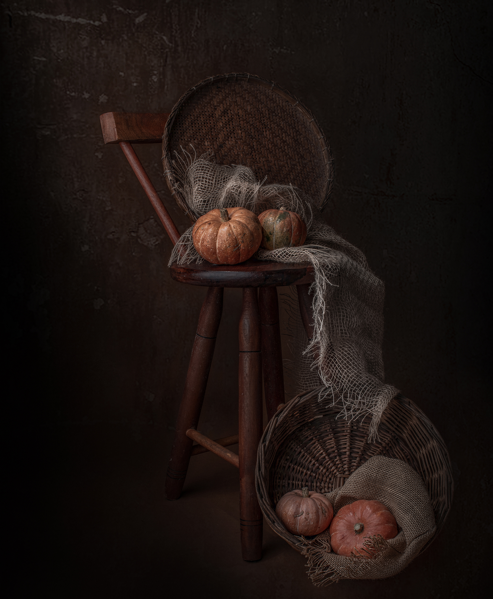 still life, light, shadow, Pumpkins, textures, Maria Margareth Perfoncio