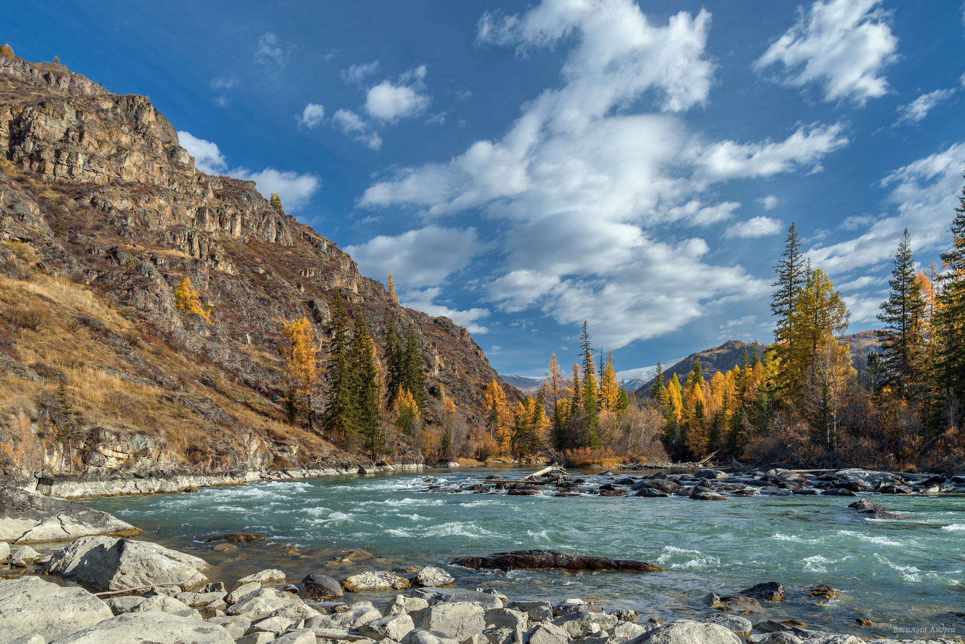 алтай, республика алтай, горный алтай, природа, река чуя, осень, золотая осень, горы, Vasilyev Andrey
