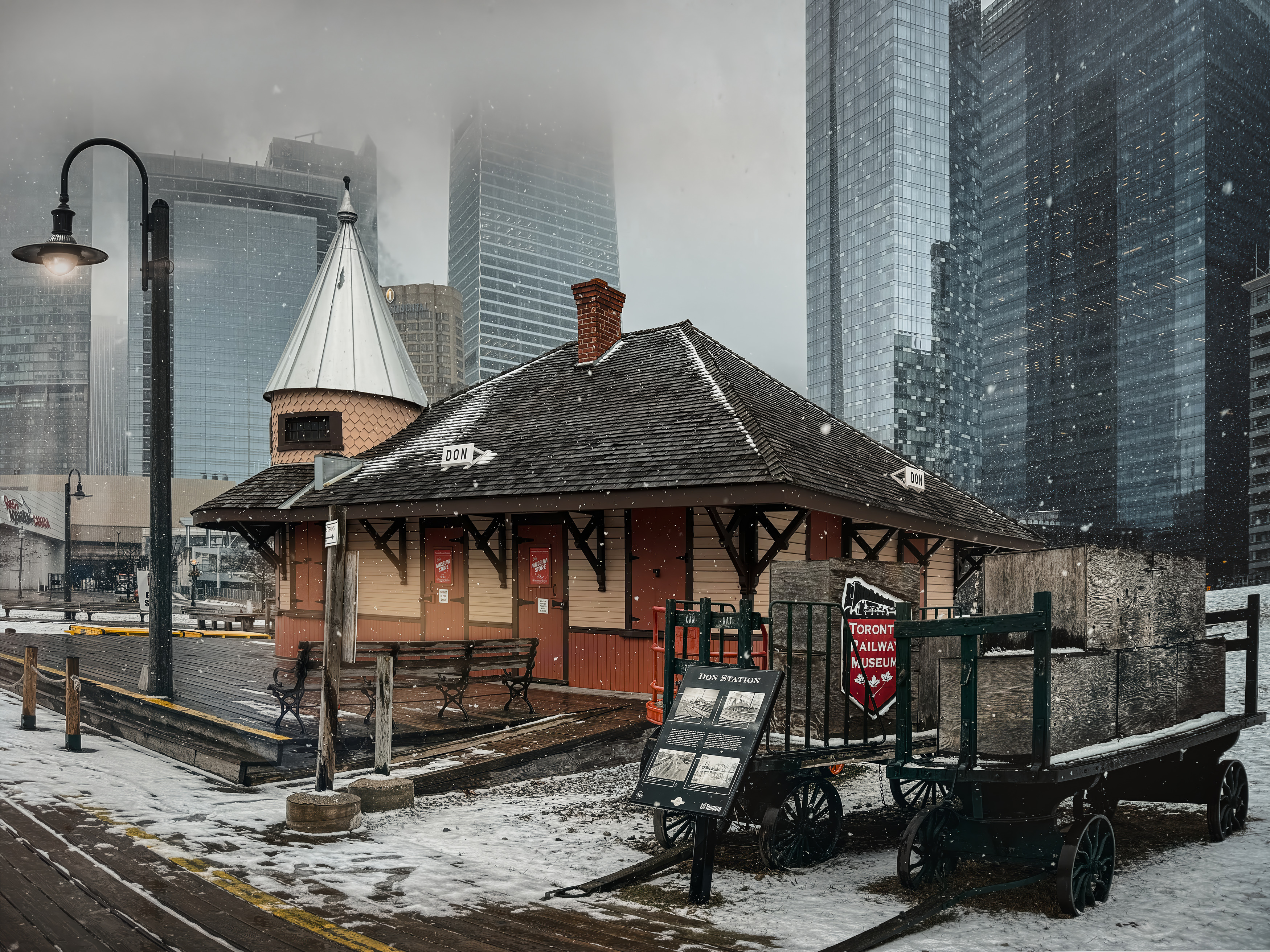 #Building #Skyscraper #Snow #Window #Street light #Wood #Sky #Rolling #City #Tower block, Shpek Andrey