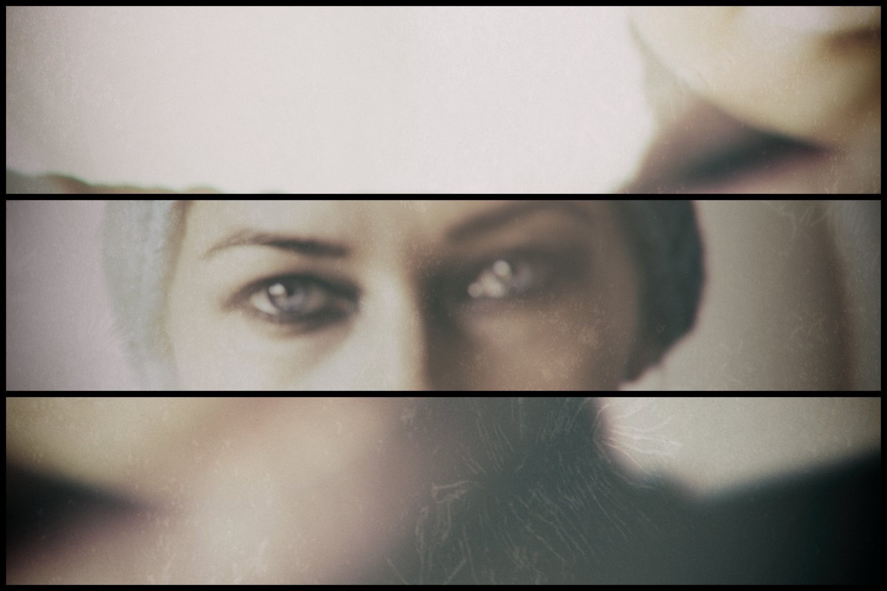 eye, woman, collage, vintage, Bostjan