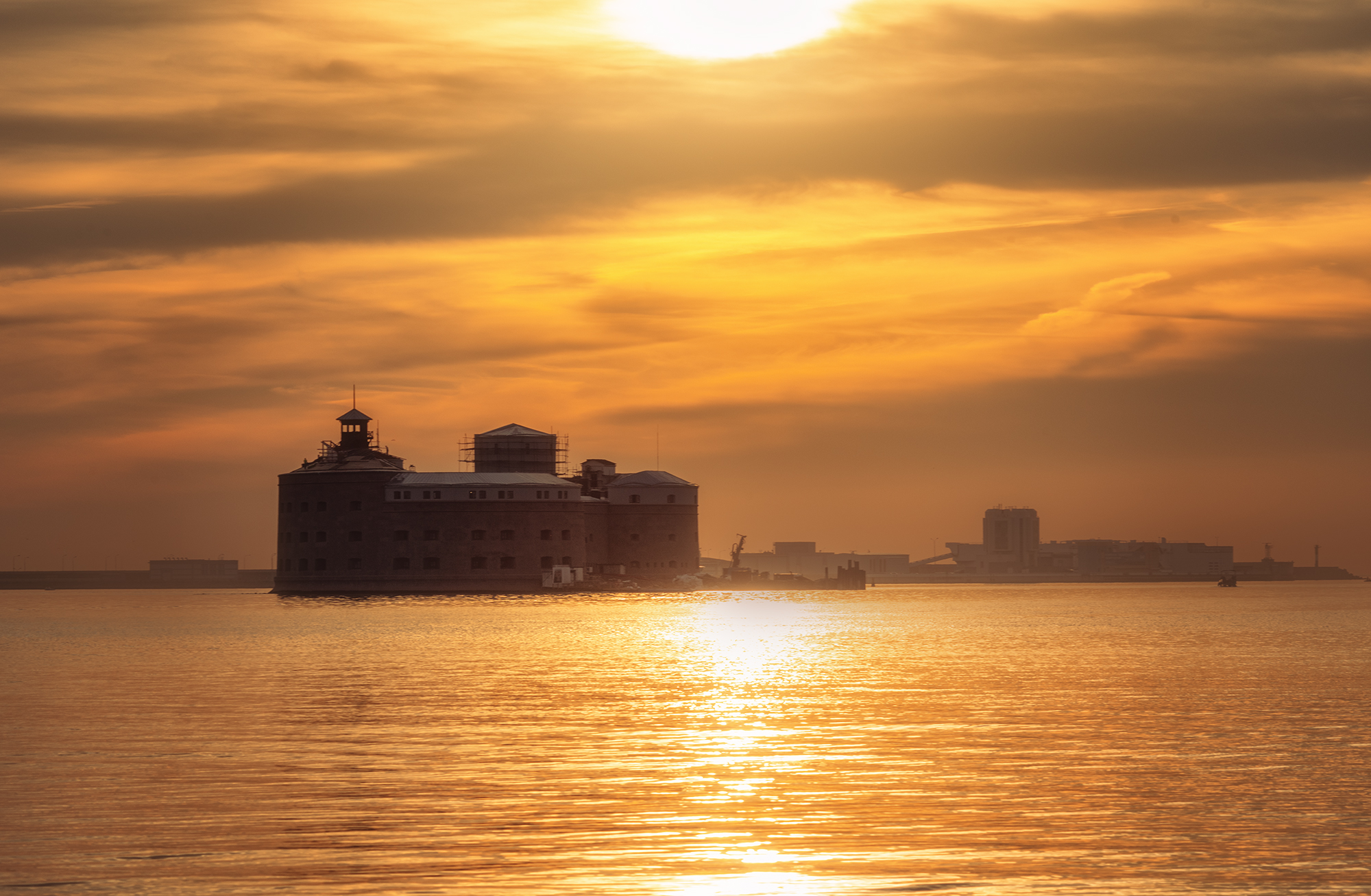 финский залив чумной форт кронштадт,  Мария