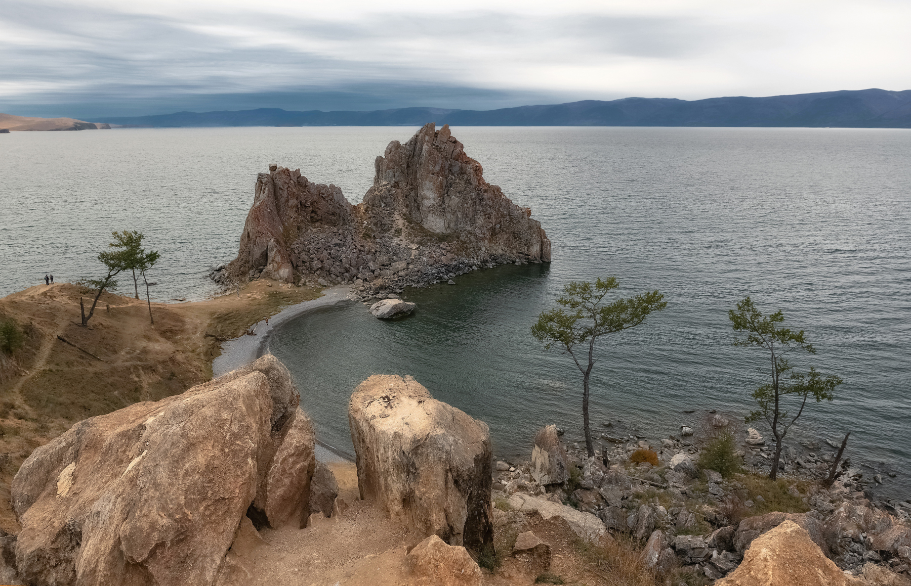 байкал, ольхон , п. хужир, скала шаманка,, Марина Фомина