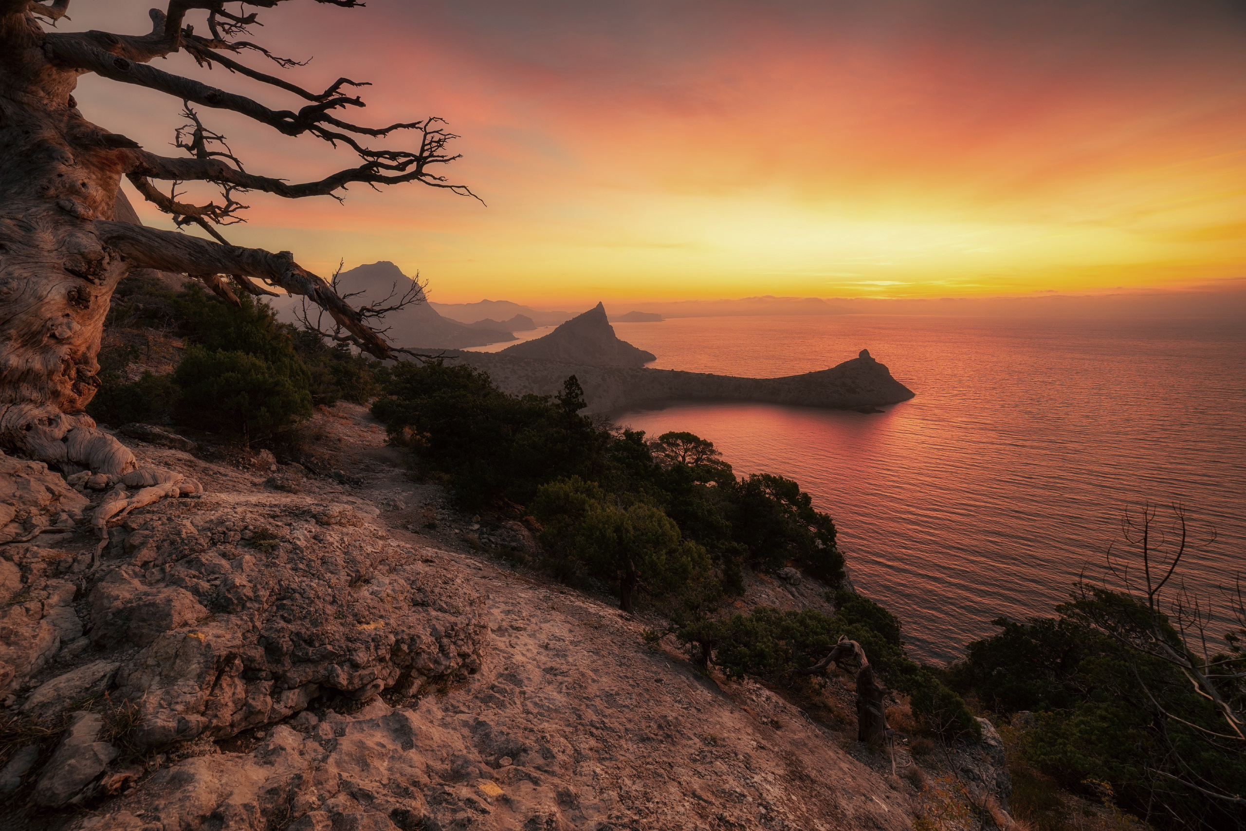 юбк крым осень море восход, Татьяна Юганова