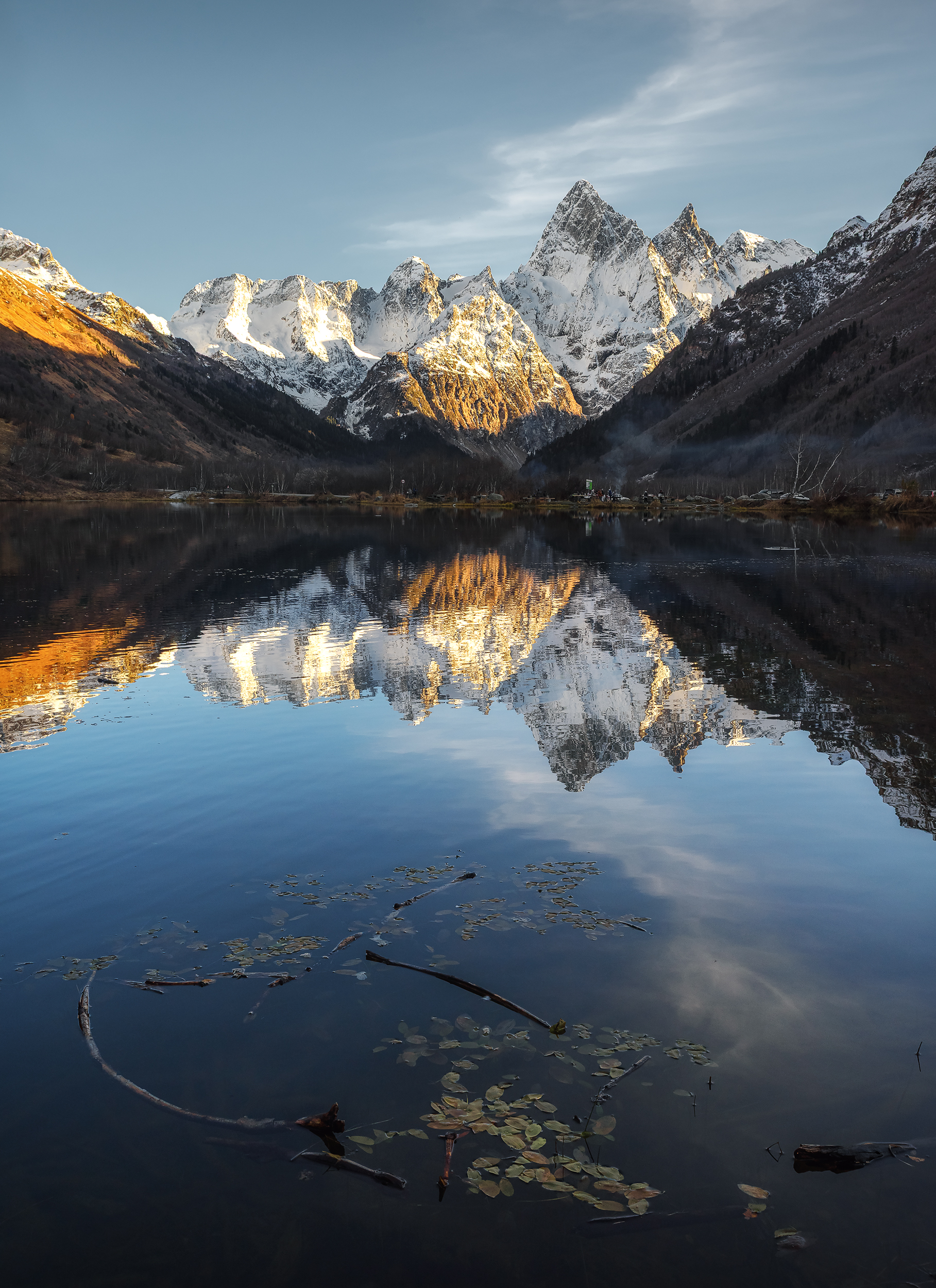 кавказ, горы, карачаево-черкесия, кчр, домбай, осень в горах, горное озеро, горы на закате, гоначхир, Zakharov Armen