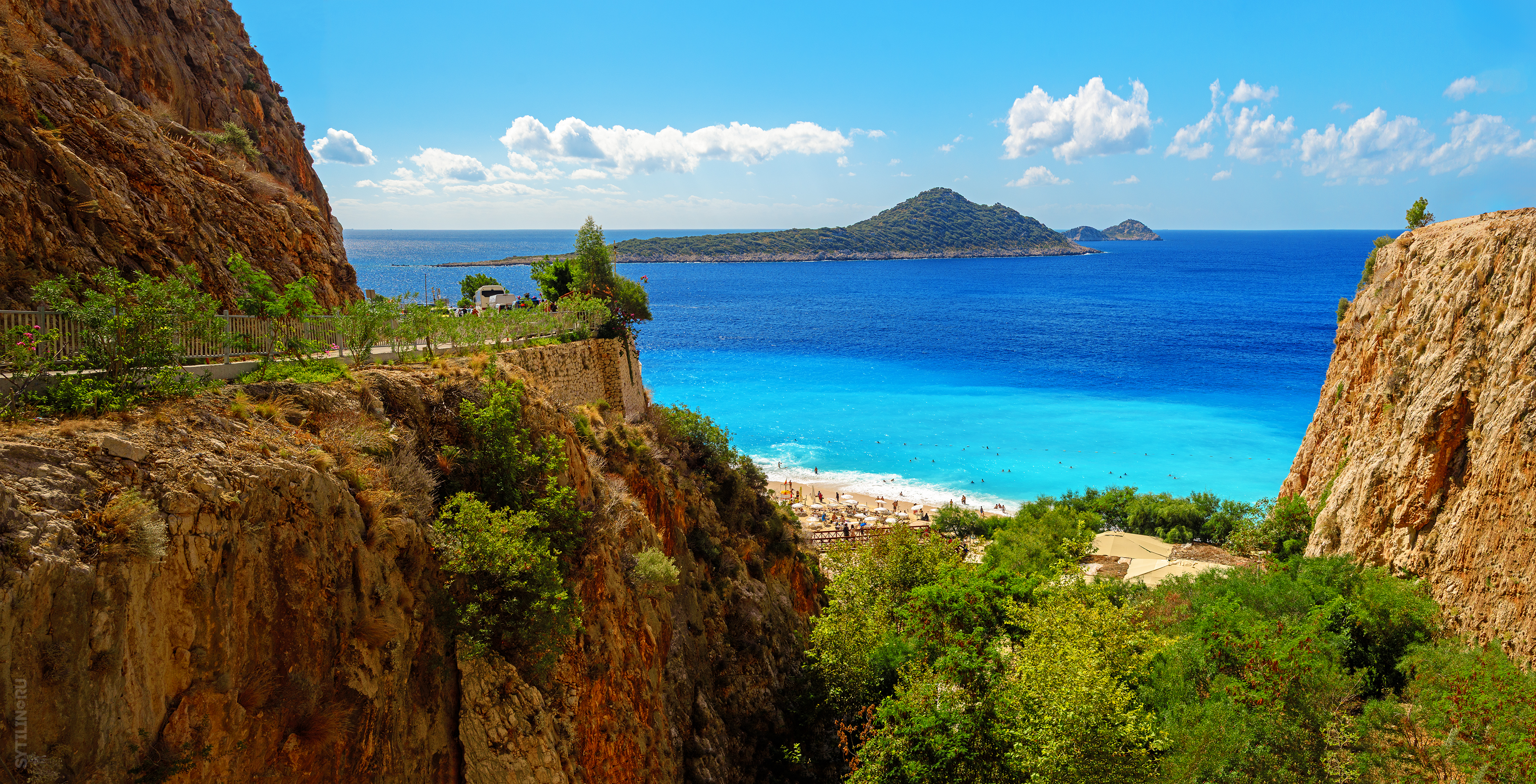 Пляж Капуташ, Капутаж, Kaputaş Plajı, Kaputaş Beach, Kaputash, Анталия, Antalya, Turkey, Турция, отдых, тур, средиземное море, средиземноморье, песок, волны, изумрудный, лазурный, голубой, панорама, побережье, известный,достопримечательность,каш,Kaş,Kas, Сытилин Павел
