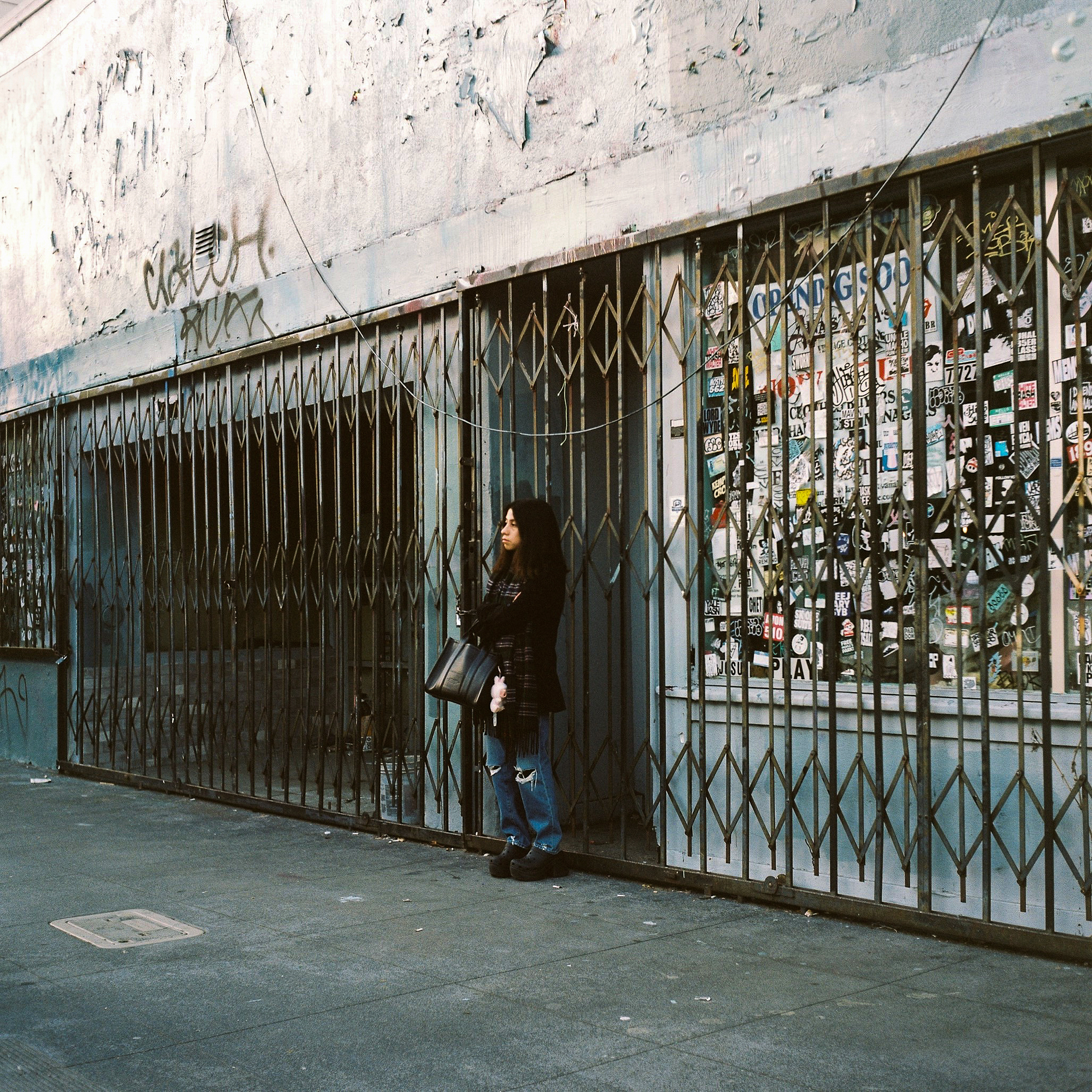 urban, street, san, francisco, haight, ashbury, graffiti, gates, architecture, film, analog, yashica, mat124g, kodak, portra, 400, medium, format, 120mm, grain, panda, labs, documentary, authentic, gritty, travel, city, lifestyle, environmental, portrait, Rozman Erik