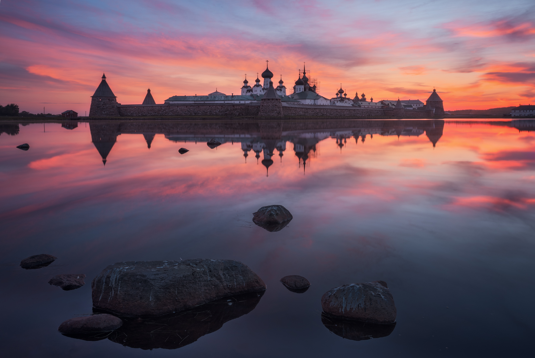 Соловки Соловецкий_монастырь белые_ночи Архангельская_область Белое_море, Дмитрий Шишкин