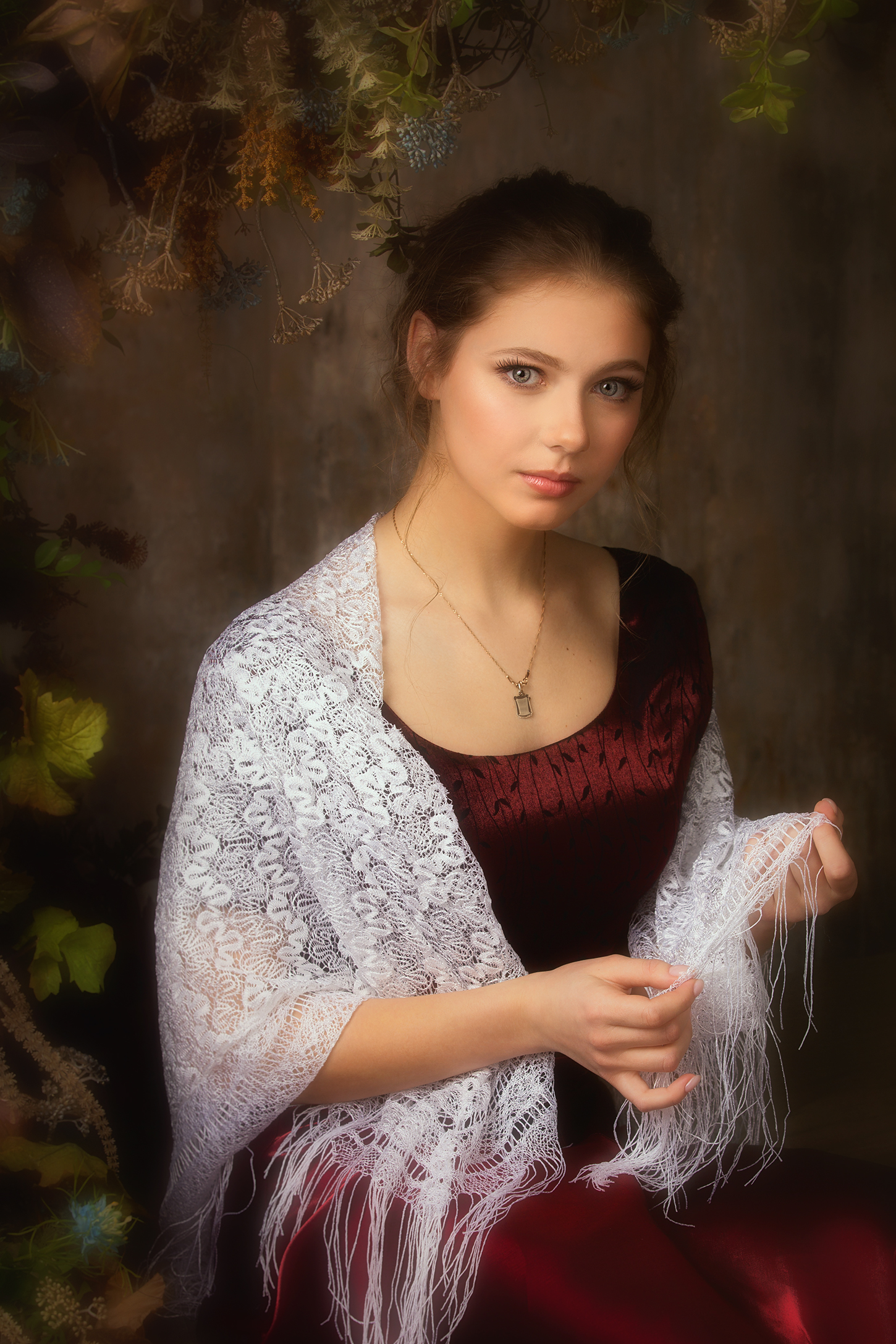 портрет, девушка, Алексей Назаров