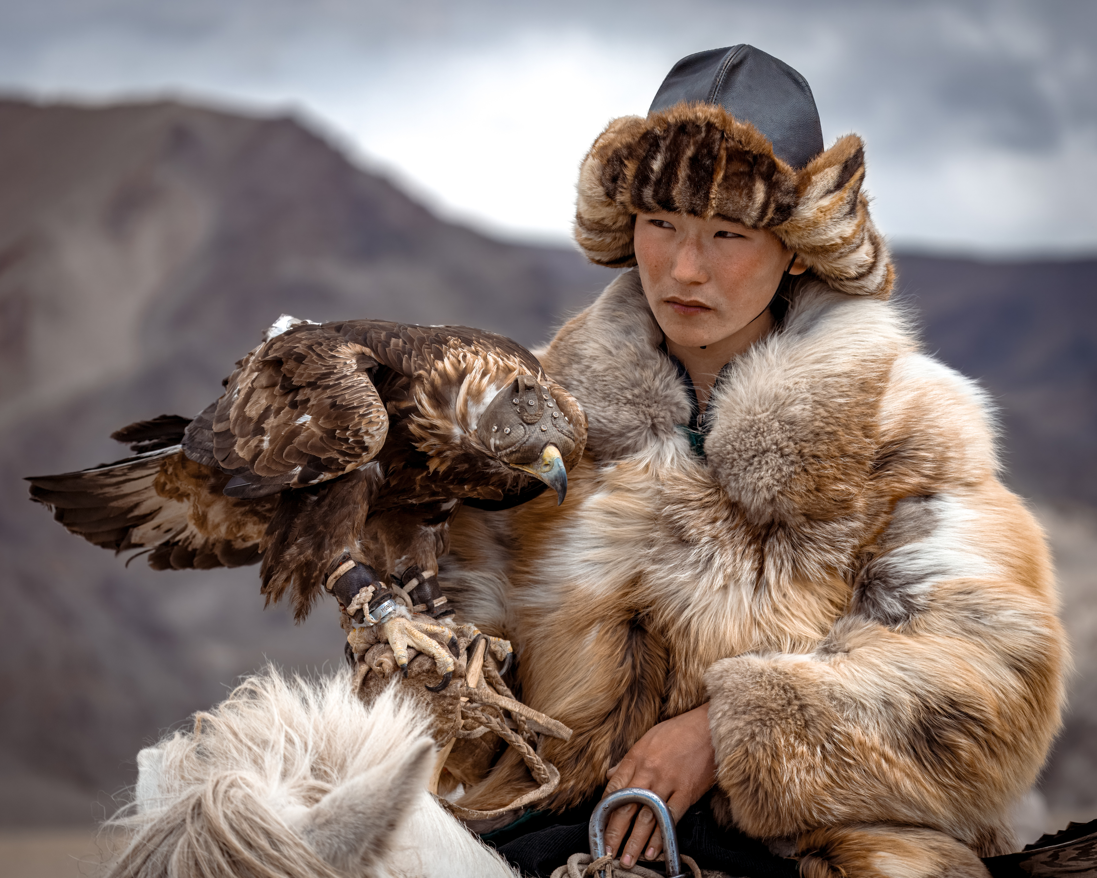 золотой орел, монголия, охотник, охотник с беркутами, Екатерина Дубровская