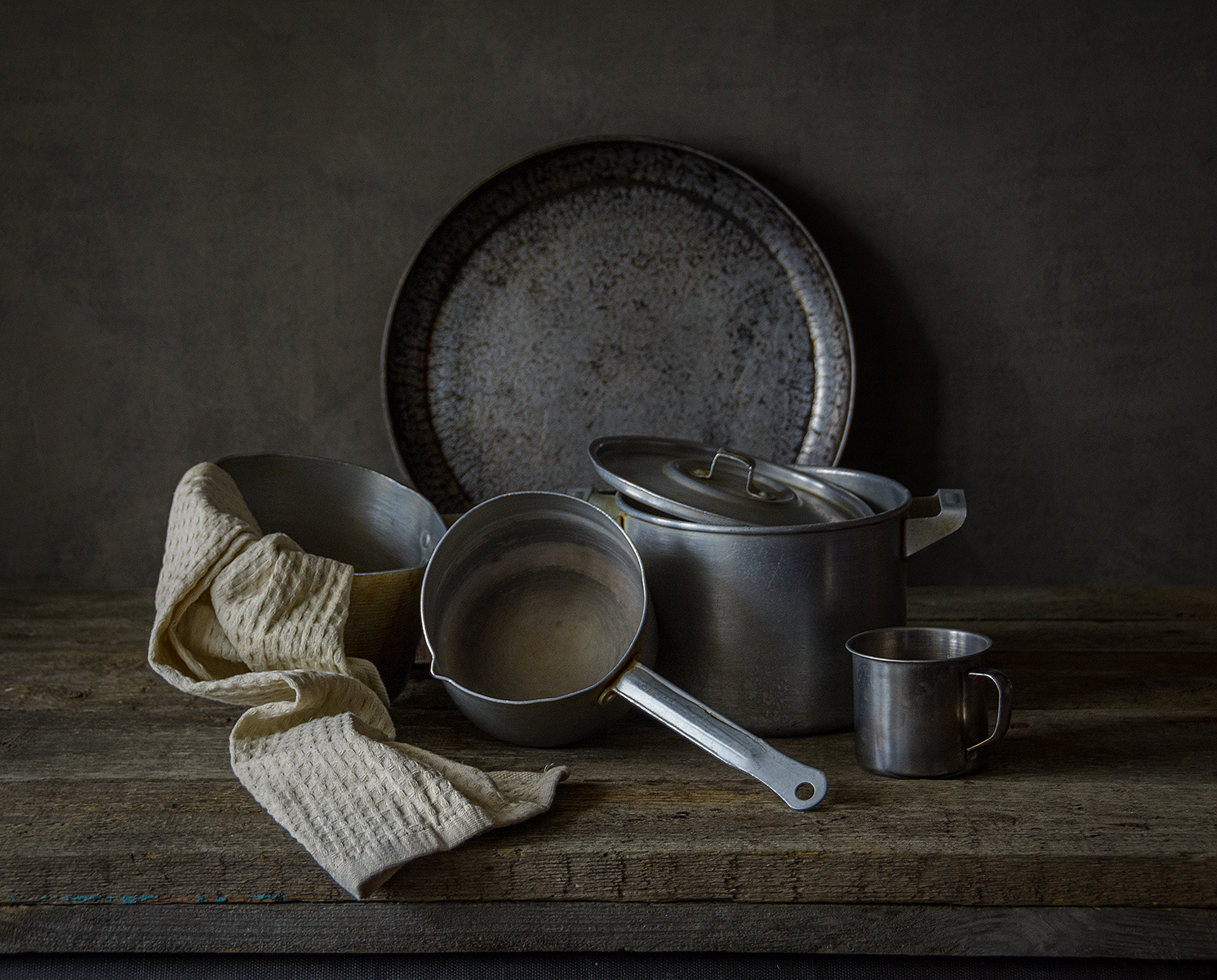 кастрюля, кружка, сковорода, ковшик, полотенце, Алексей Бычков