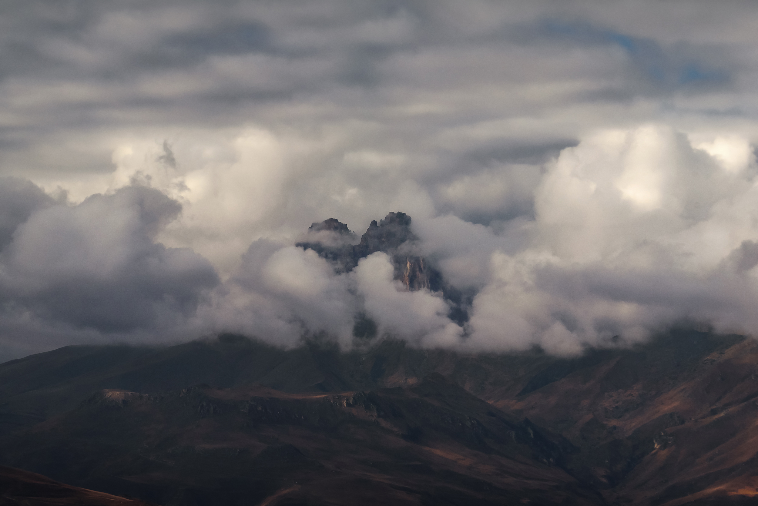 кавказ, горы, кабардино-балкария, кбр, скалистый хребет, науджидза, облака, Zakharov Armen