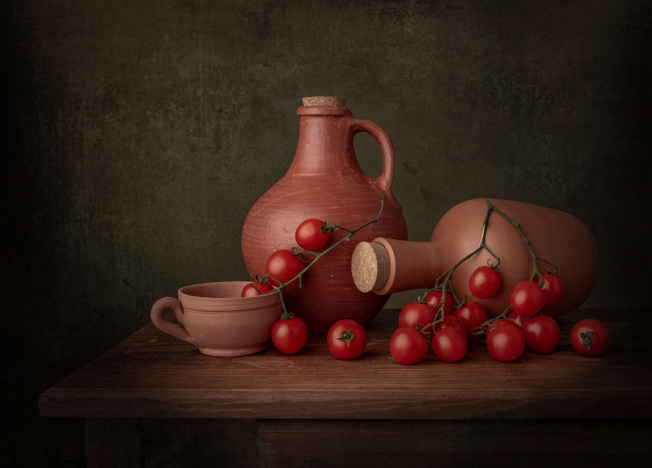 Still life, light, Sweet, tomatoes, red, Maria Margareth Perfoncio