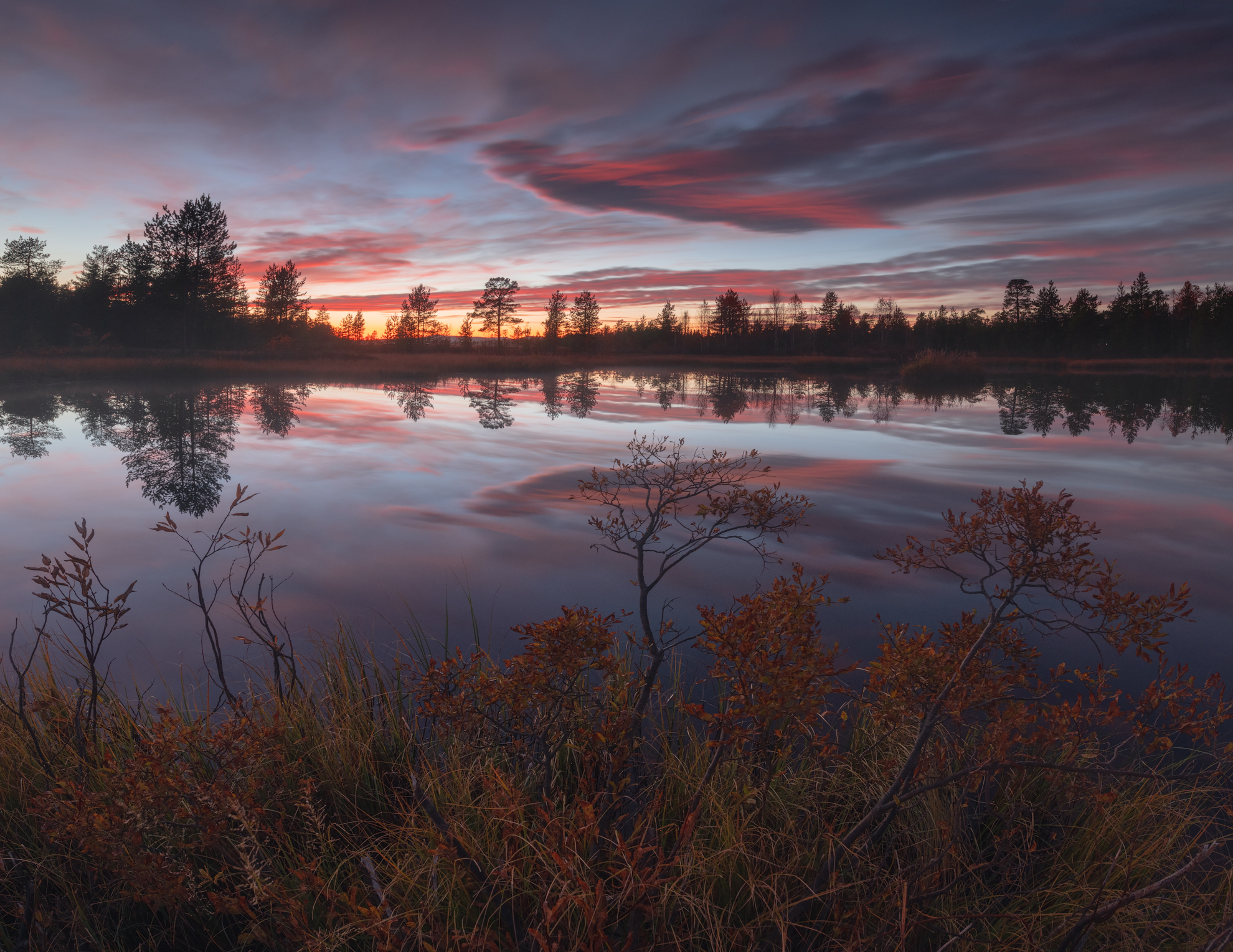 Апатиты, север,россия,сентябрь,кольский, пейзаж ,закат,отражение, осень, Истомин Виталий
