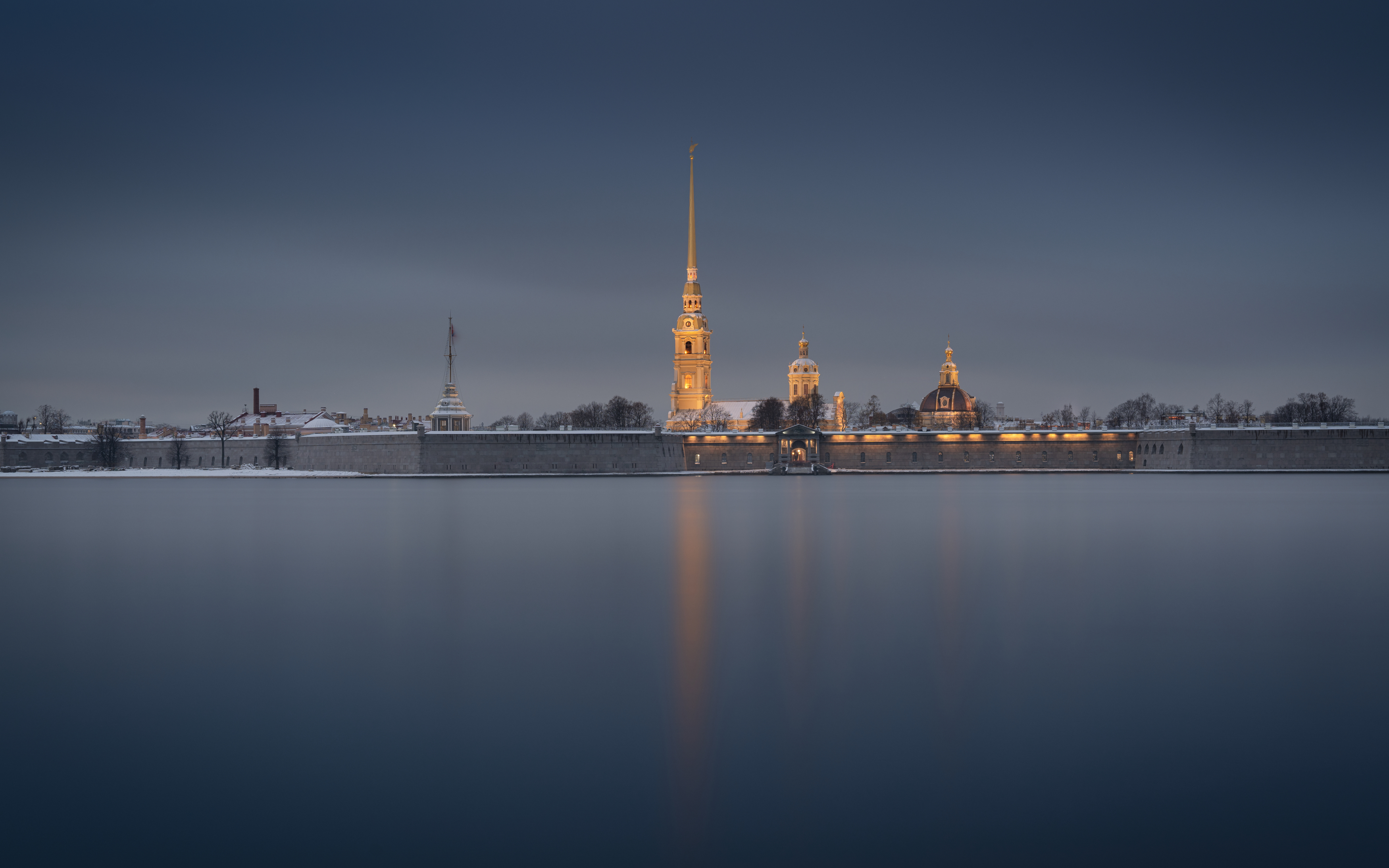 санкт-петербург , нева , петропавловская крепость , петропавловский собор , петербург , питер , спб , заячий остров , длинная выдержка , синий час, Черкасов Александр
