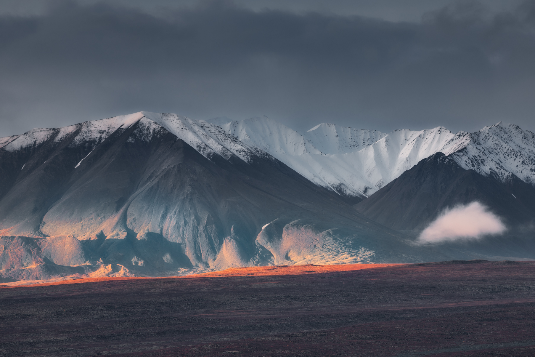 республика_саха_якутия саха якутия оймяконский_улус оймяконье хребет_сунтар-хаята первый_снег, Дмитрий Шишкин