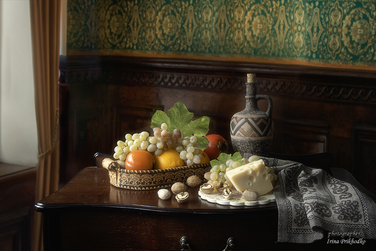 натюрморт, фрукты, интерьер, винтаж, еда, Приходько Ирина