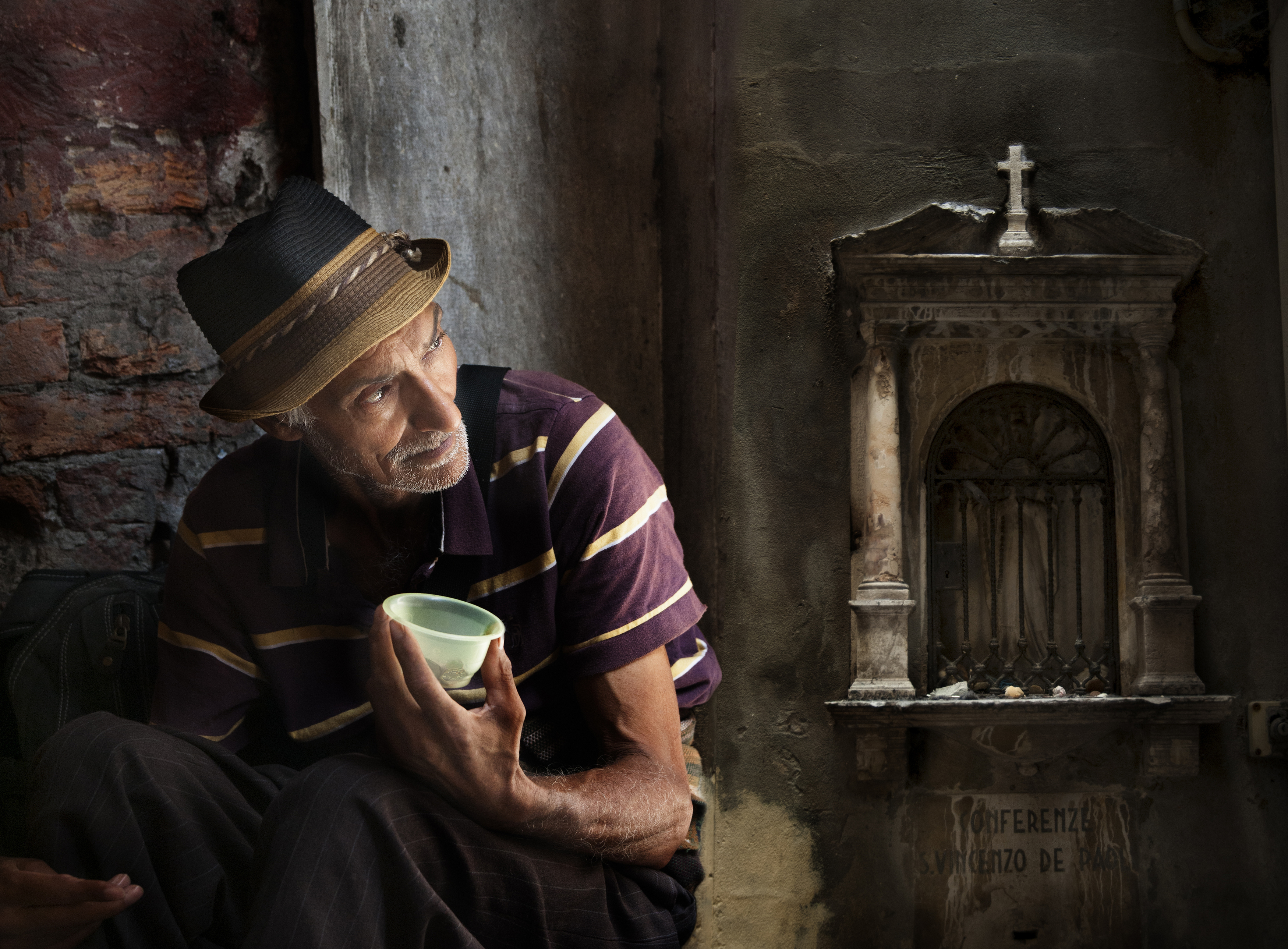 улица, сюжет, просящий, венеция, италия, Ходос Илья