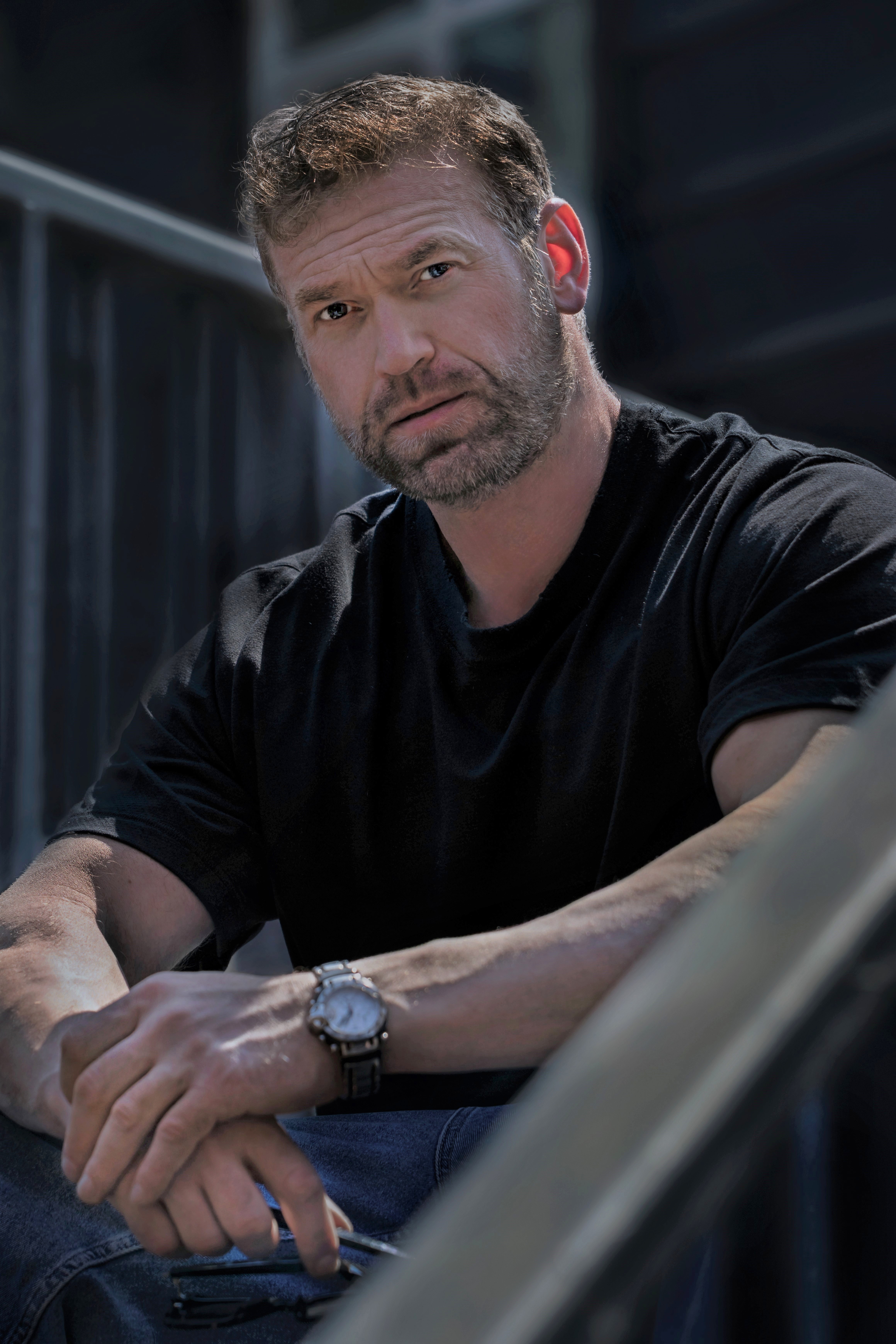 молодой мужчина, актер, город, портрет, Герцен Наталья