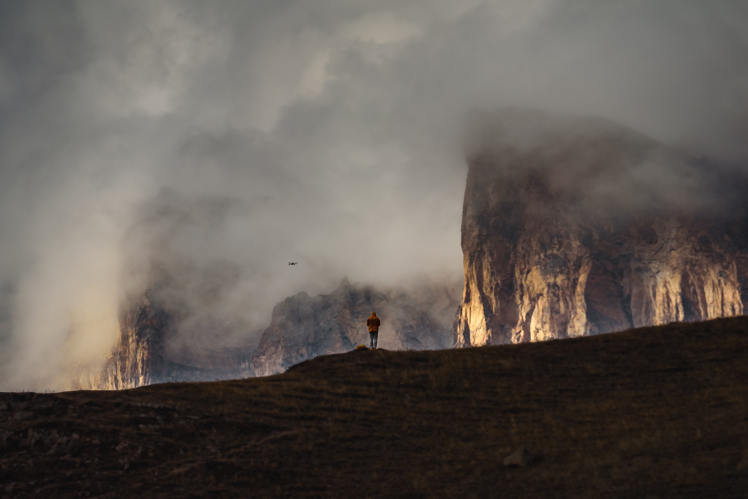 кавказ, горы, кабардино-балкария, кбр, скалистый хребет, облака, скалы, Zakharov Armen