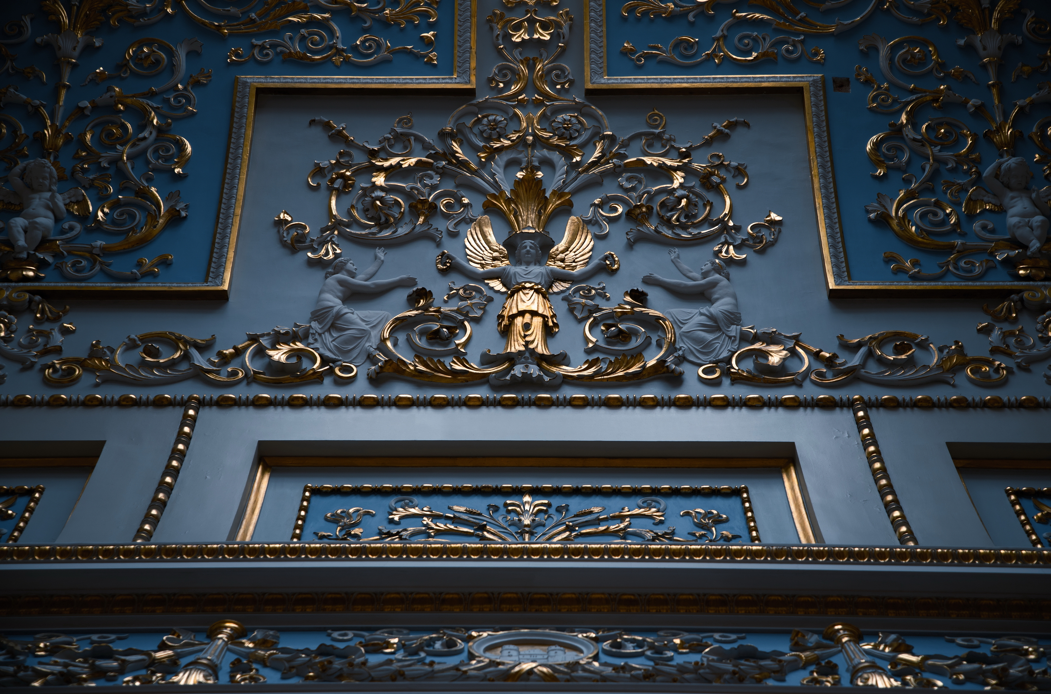 музей, эрмитаж, потолок, ангел, ангелы, золото, Владимир Кедров