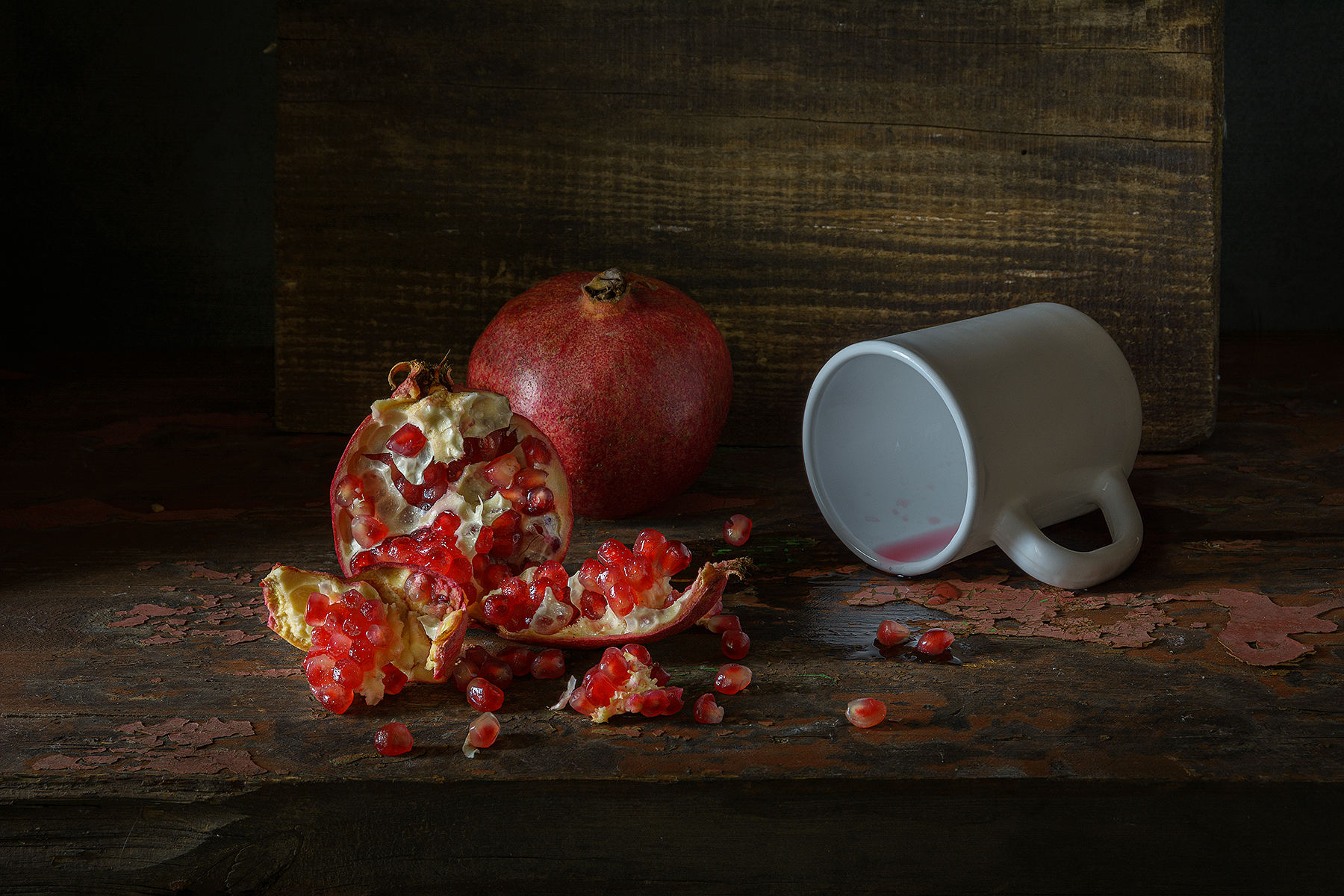 два граната, сок, кружка, доска, Алексей Бычков