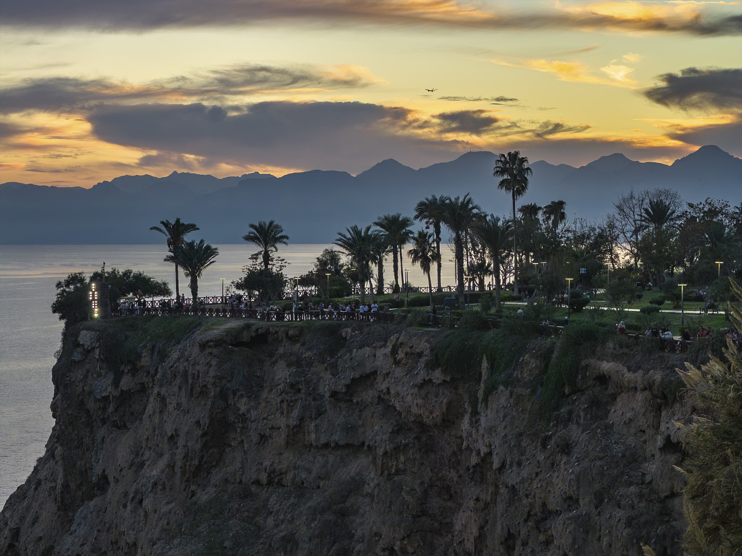 анталья, турция, закат, пальмы, Игорь Юркин