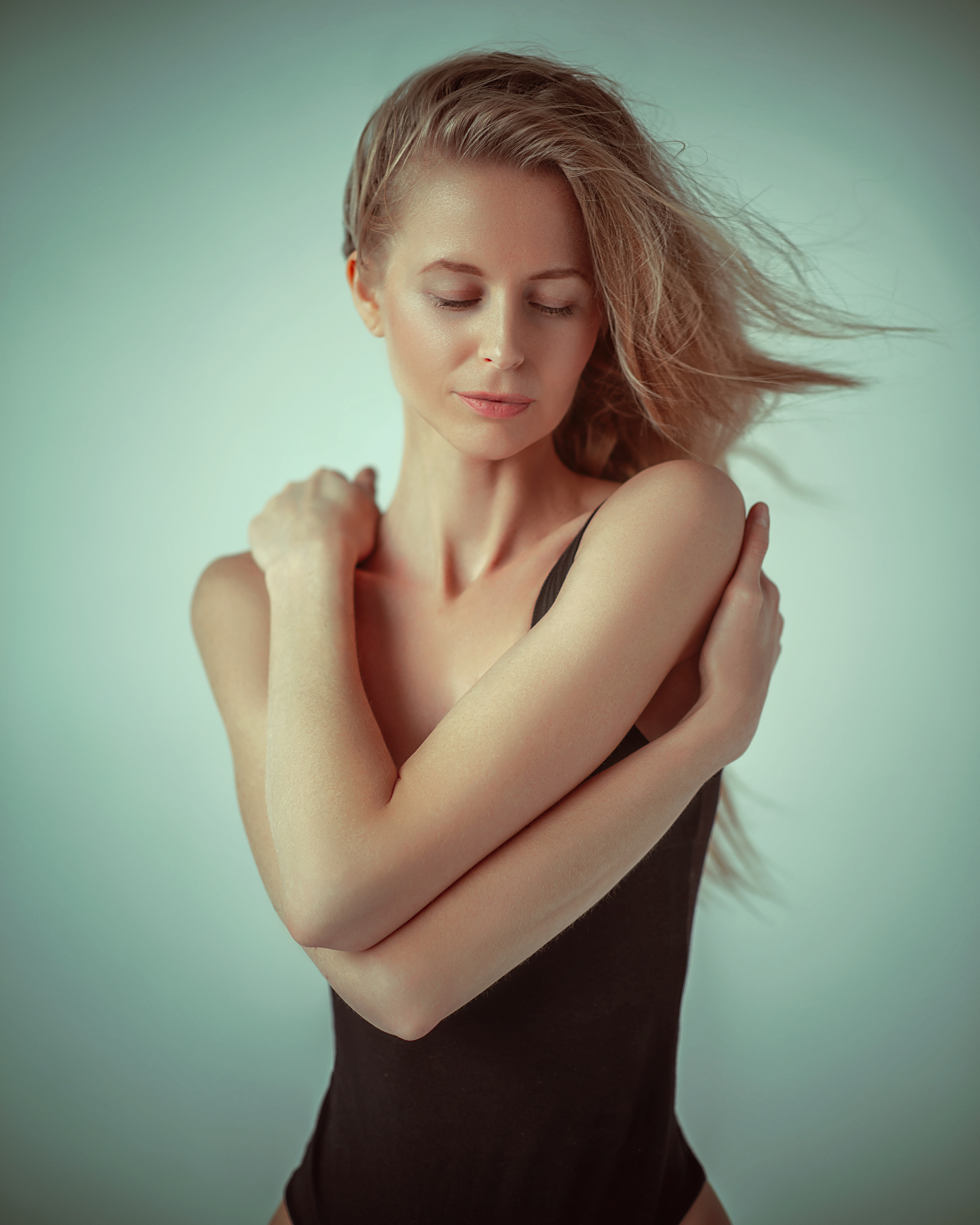 girl, model,hot, studio, portrait, black, light, young, summer, sexy, Frost Stanley