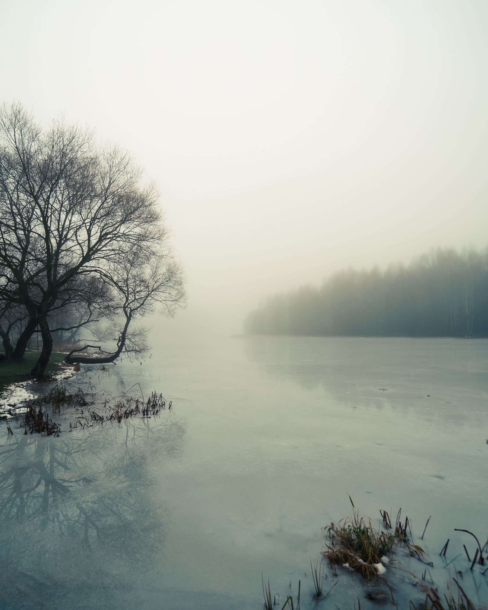 Пейзаж, туман, зима, лед, природа, атмосфера, мистика, красота, Колесенко Иван