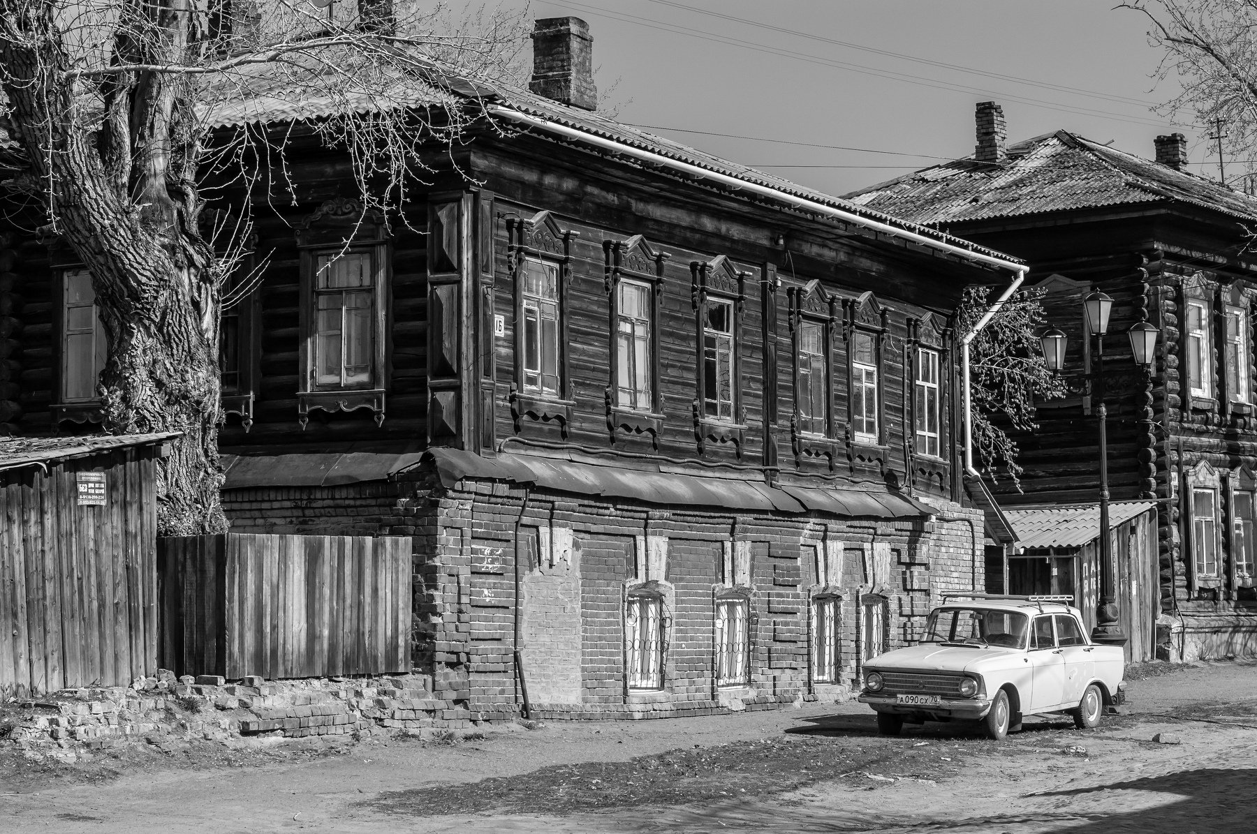 томск старые дома фото