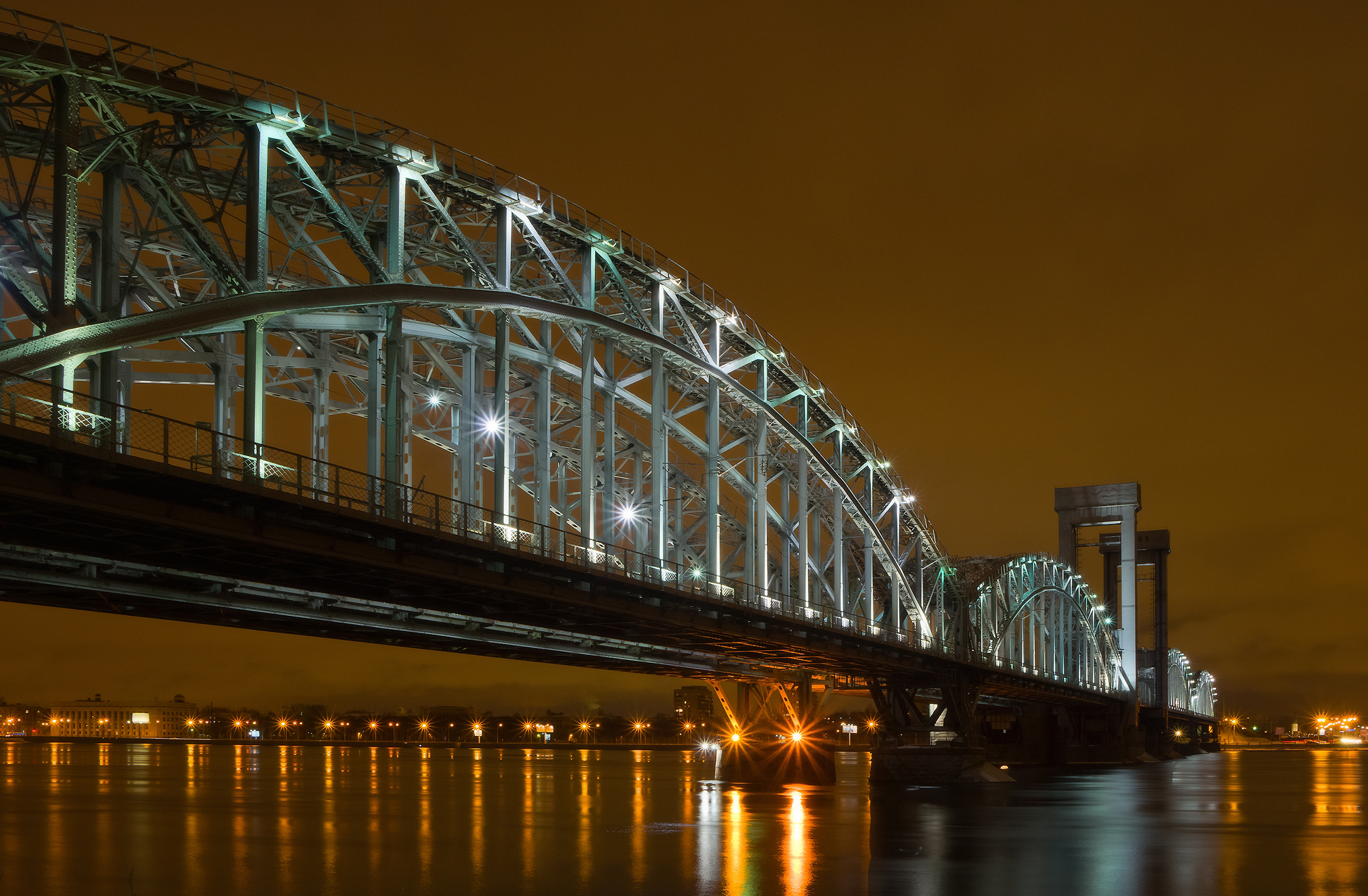 Санкт , Петербург,  Финляндский,  железнодорожный,  мост, , Kudryavtsev Pavel