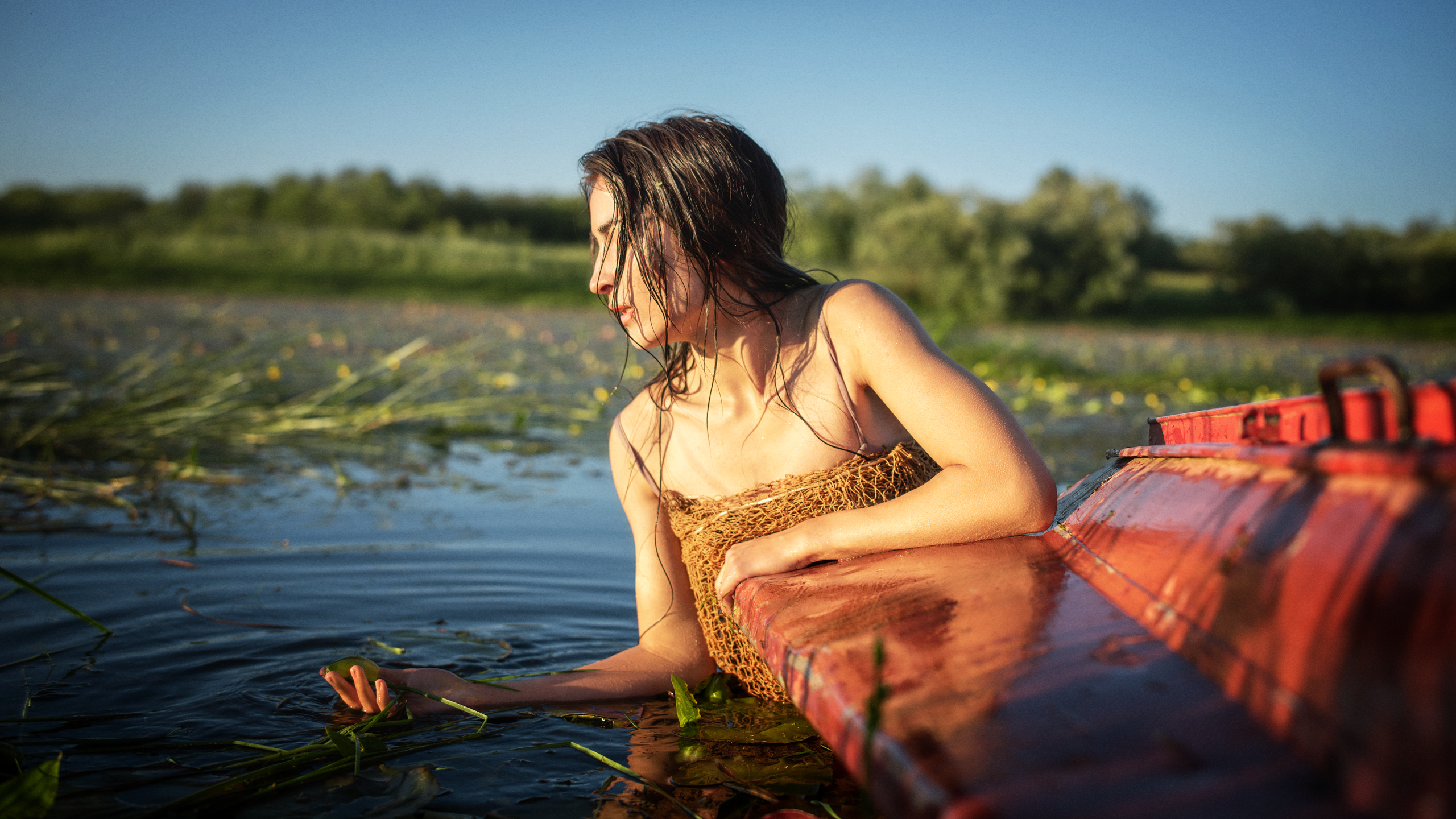 портрет,женскийпортрет,арт,art,природа,река, Мисютин Геннадий(Гешан)