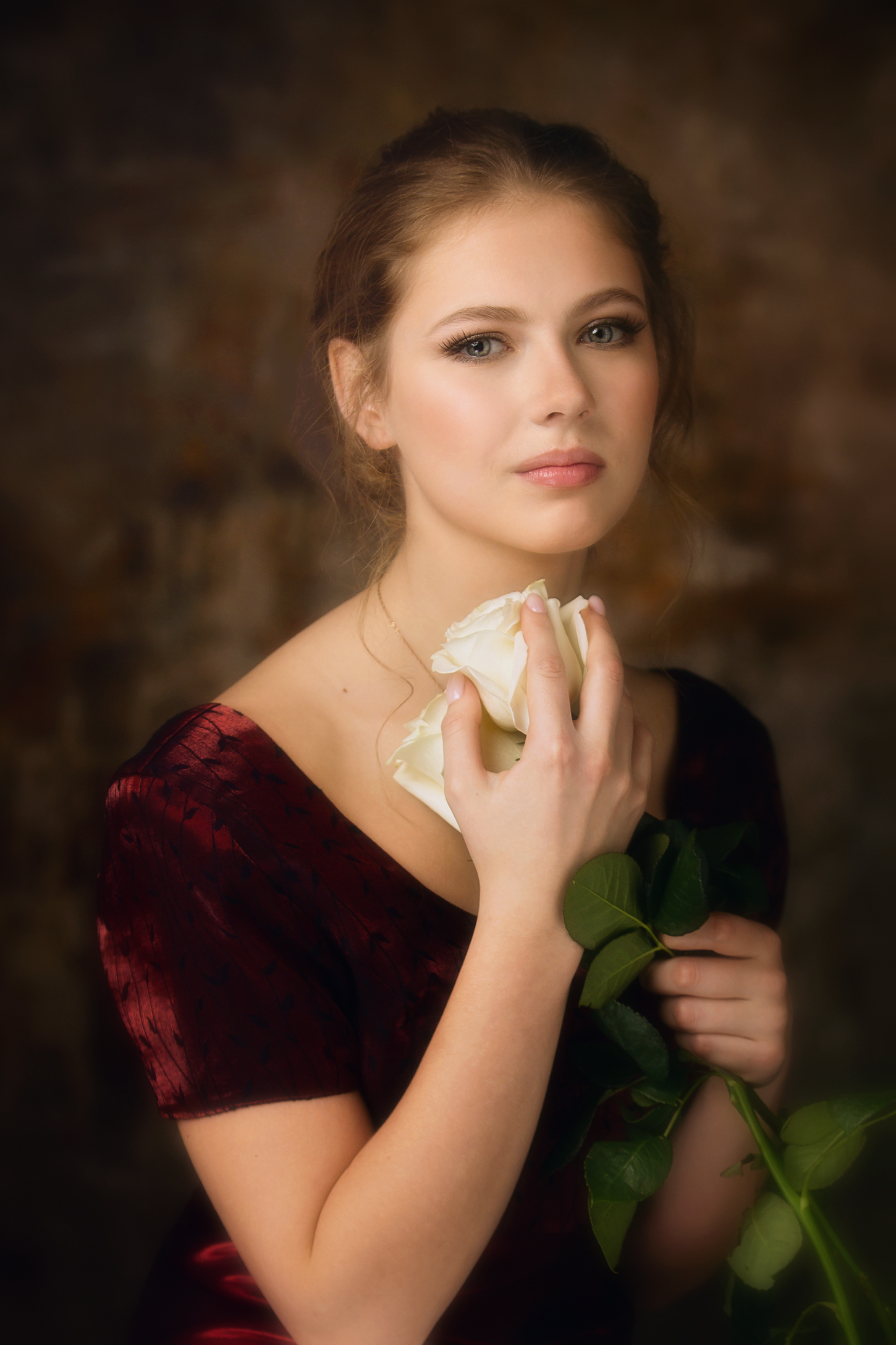 портрет, девушка, Алексей Назаров