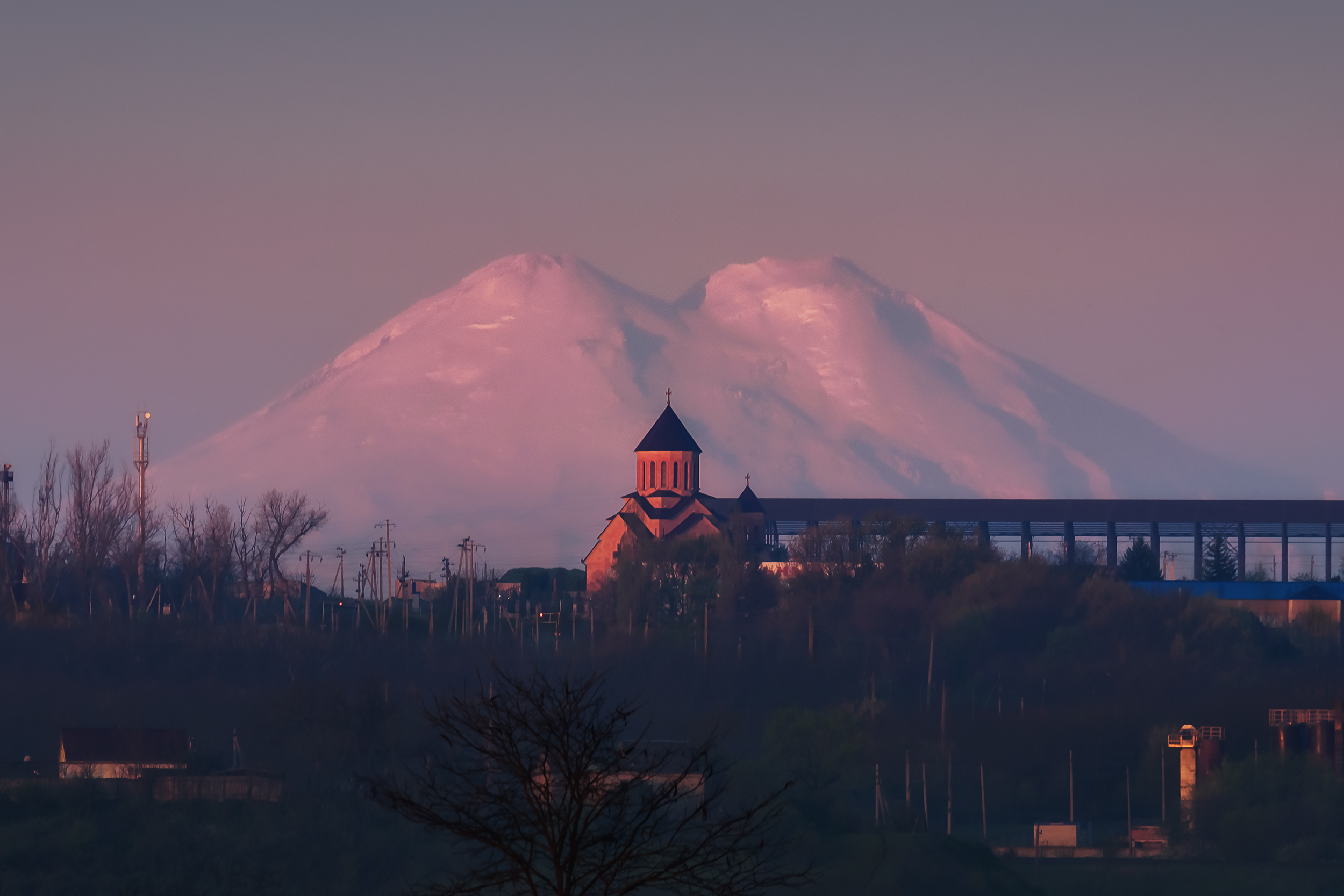 кавказ, кмв, кавказские минеральные воды, горы, георгиевск, храм, аац, рассвет, эльбрус, Zakharov Armen