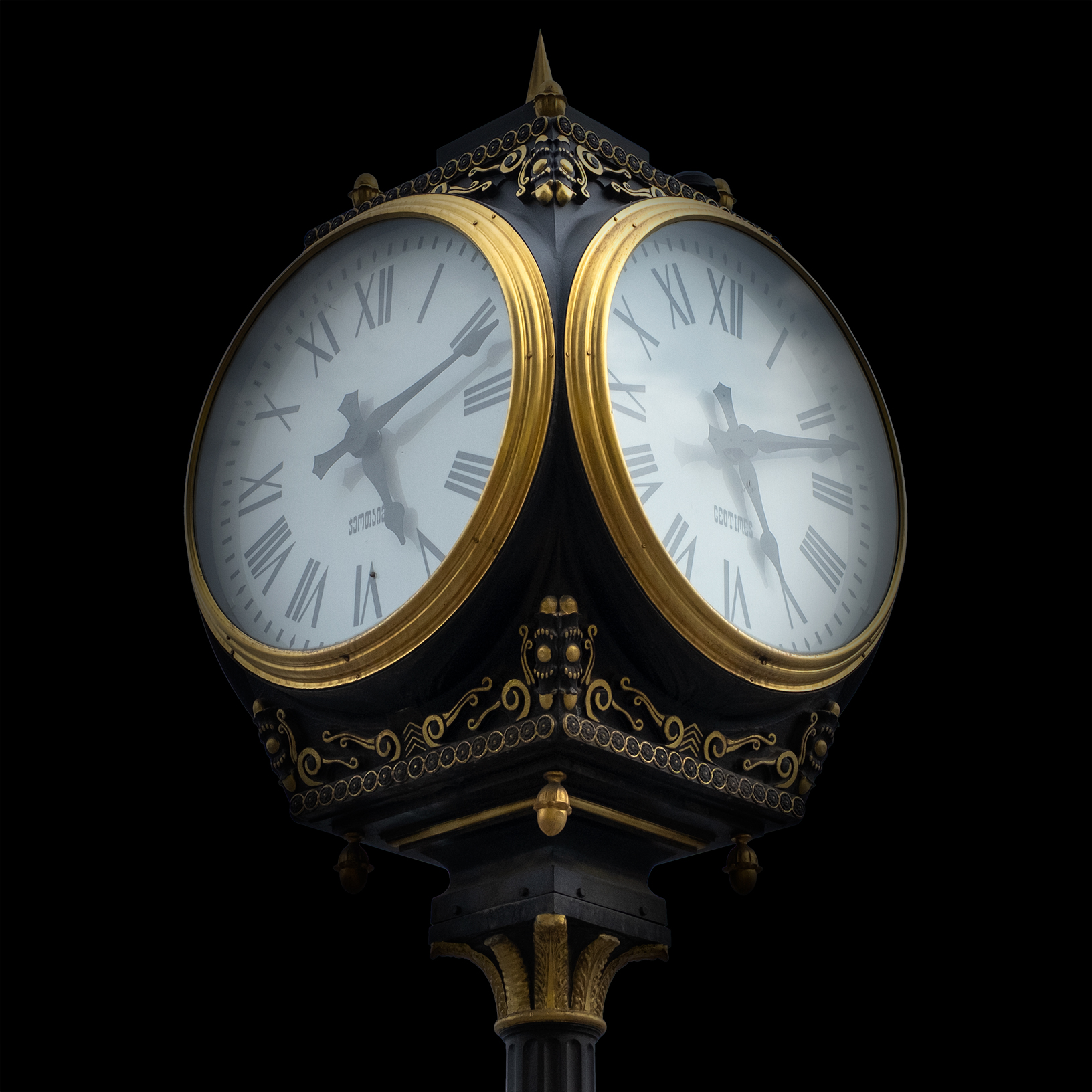 старинные часы, уличные часы, время, Аркадий Мотовилов