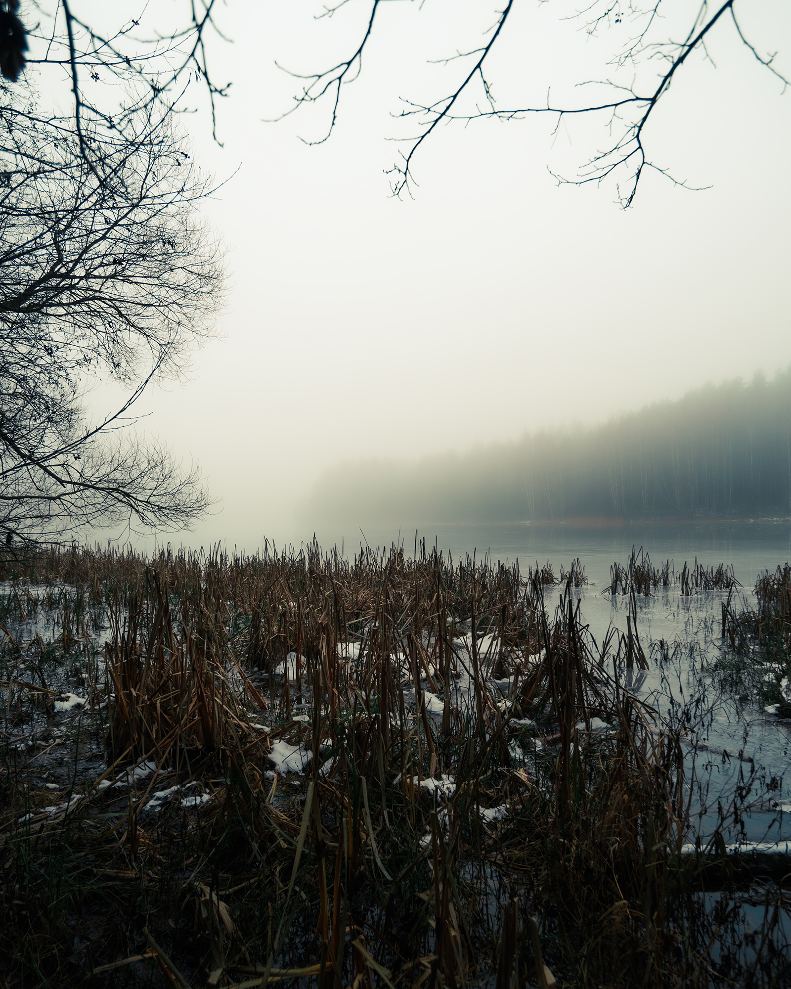 Пейзаж, туман, зима, лед, природа, атмосфера, мистика, Колесенко Иван