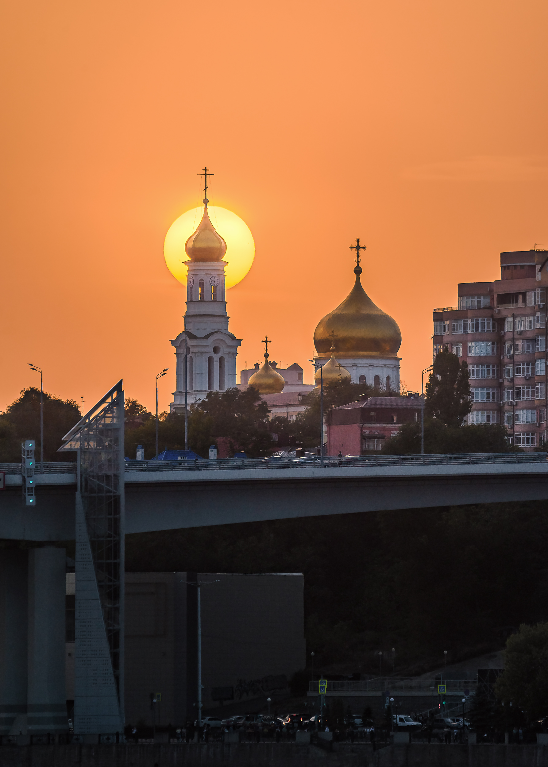 кавказ, вечерний город, ростов-на-дону, дон, закат в городе, солнце, храм, Zakharov Armen