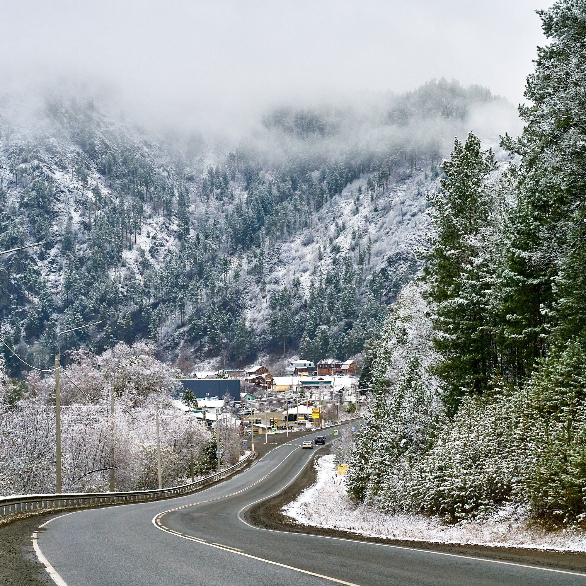 пейзаж , зима, горы, Горный Алтай , Александр Потапов