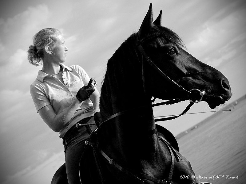 выборг, лето, девушка, конь, лошадь, наездница, всадница, Артём A.G.K™ Копылов
