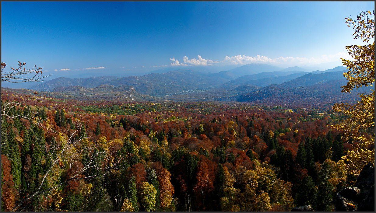 природа, путешествия, панорамы, горы, осень, пейзаж, Владимир Крылов