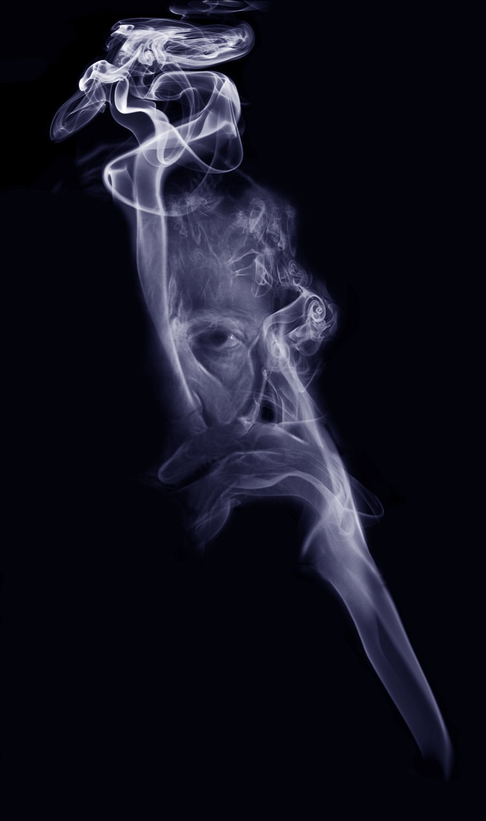 дым, автопортрет, дымный образ, KSergeyV