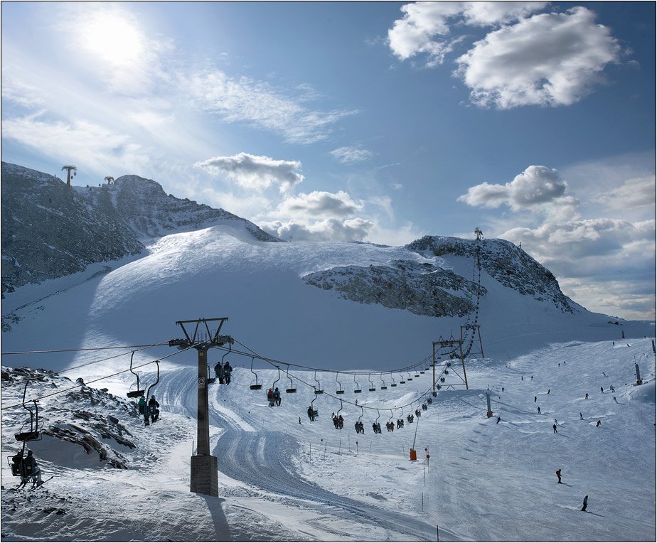 австрия тироль майрхофен ледник альпы зима отдыз, Boris Bort