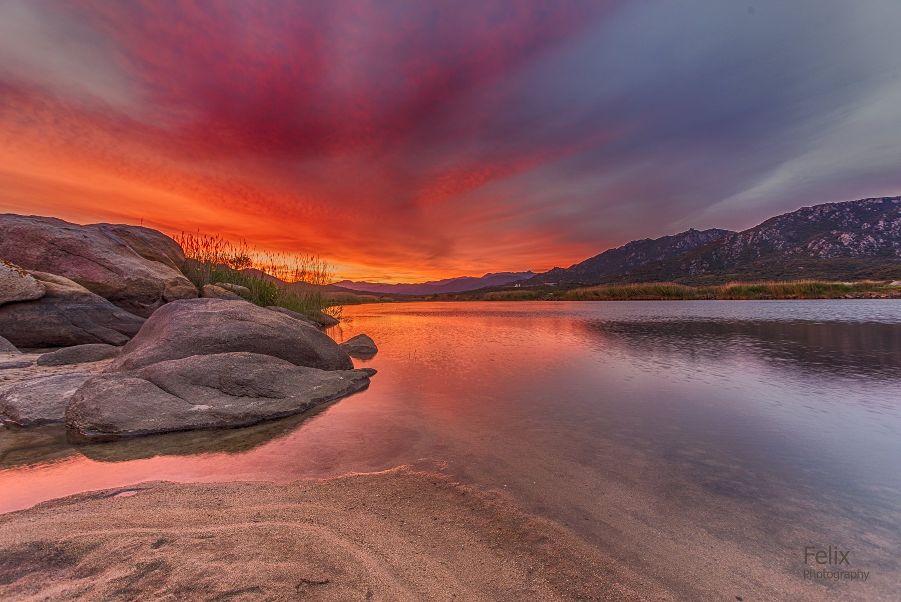 korsica,sunrise,morninig color,propriano,nikon,felix photography,river,stones, Felix Ostapenko