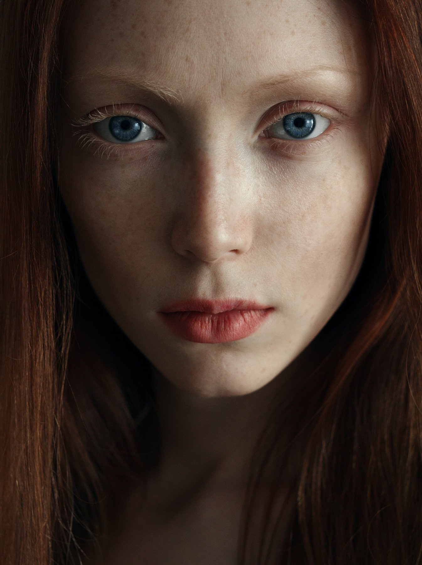 girl, portrait, at home, ginger, Роман Филиппов