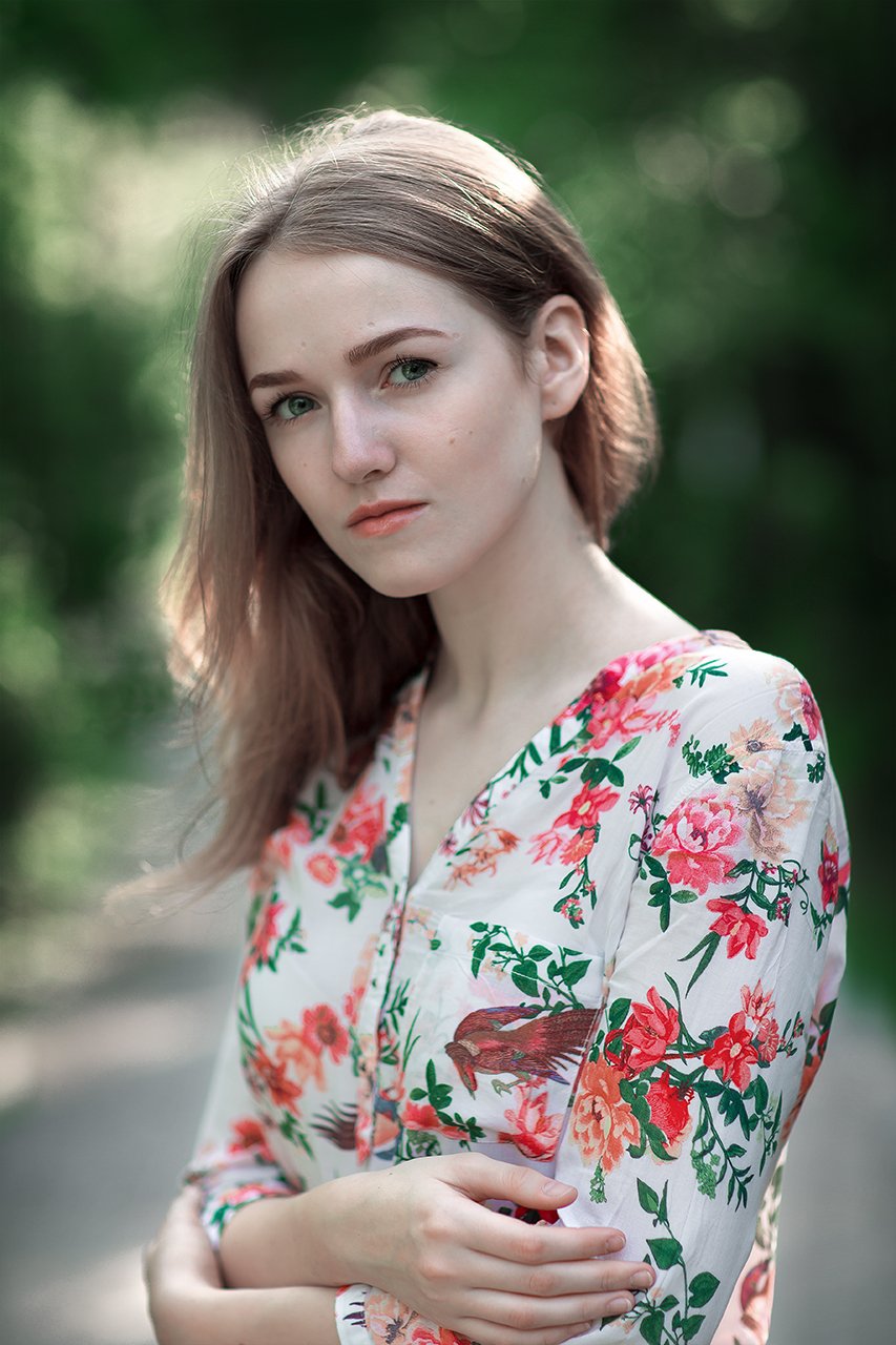 Girl, Portrait, Young, Владимир Галяк
