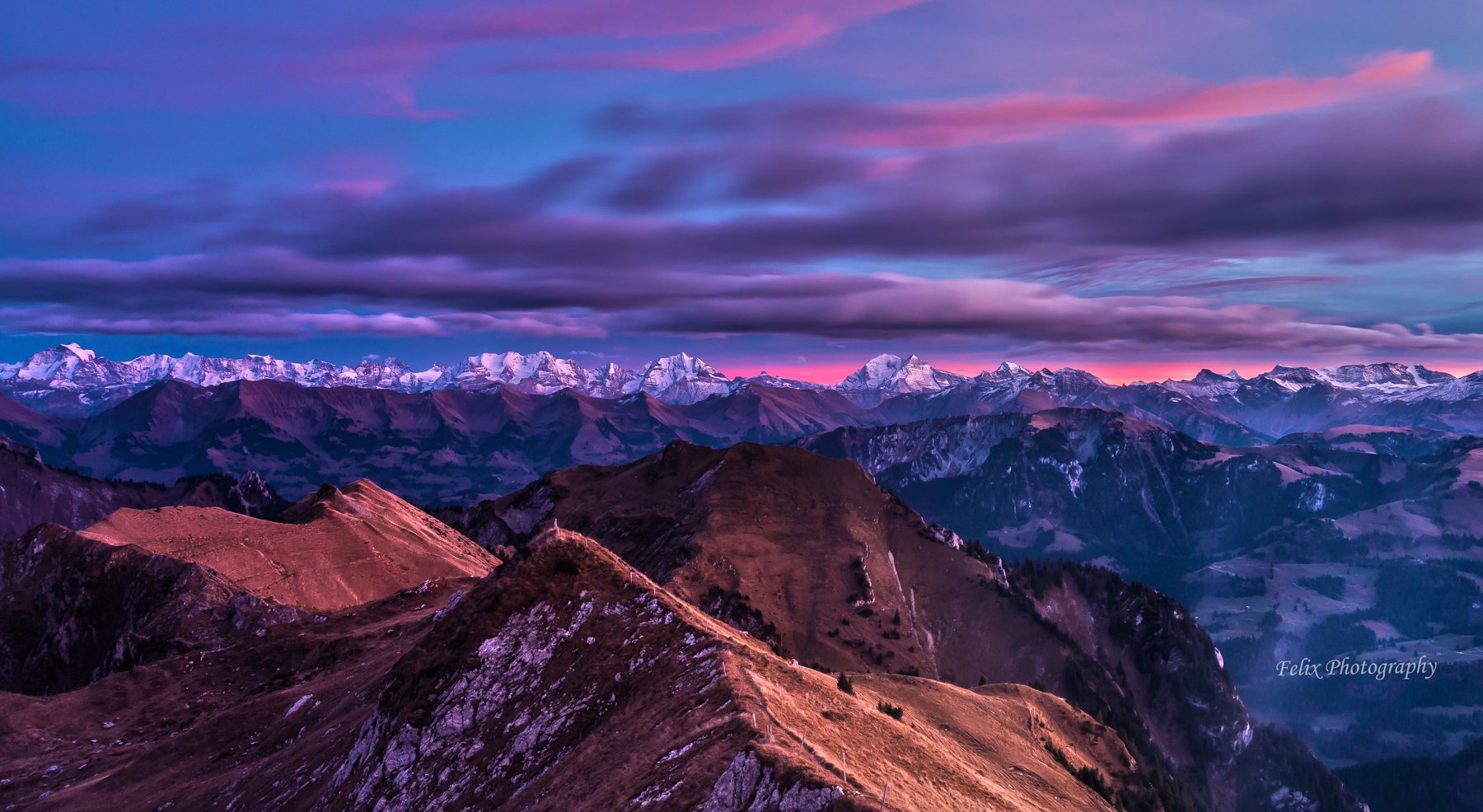 travel,mountain,morgetepass,Switzerland,Gantrisch natur park,sunset,clouds,long exposure, Felix Ostapenko