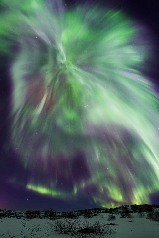 Aurora borealis, Canon, Night, Stars, Заполярье, Северное сияние, Меркушев Александр