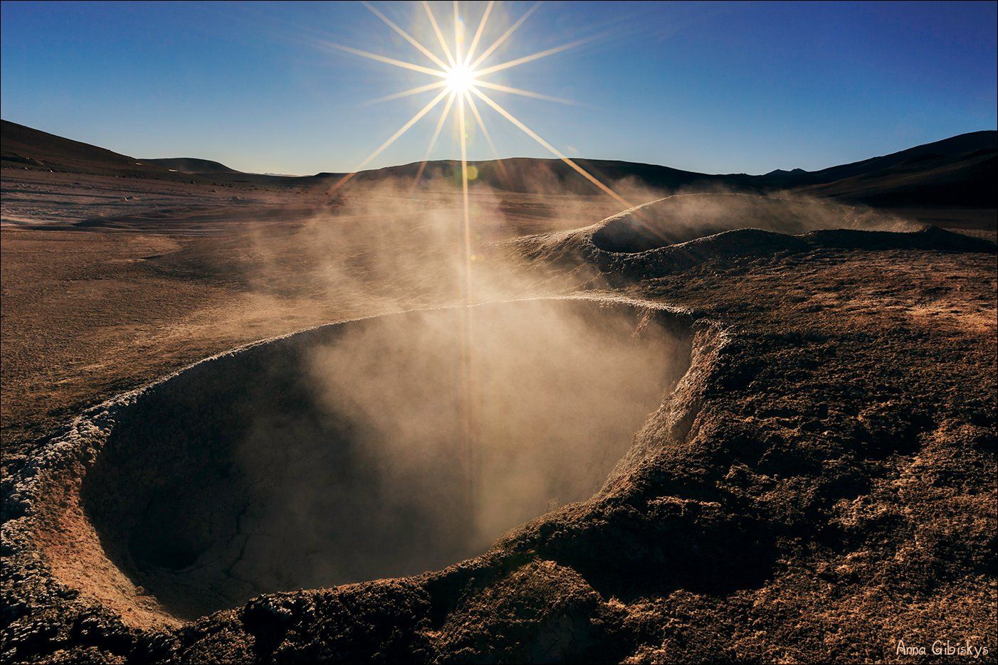 геотермальная зона, южная америка, пейзаж, , Анна Пшишылны